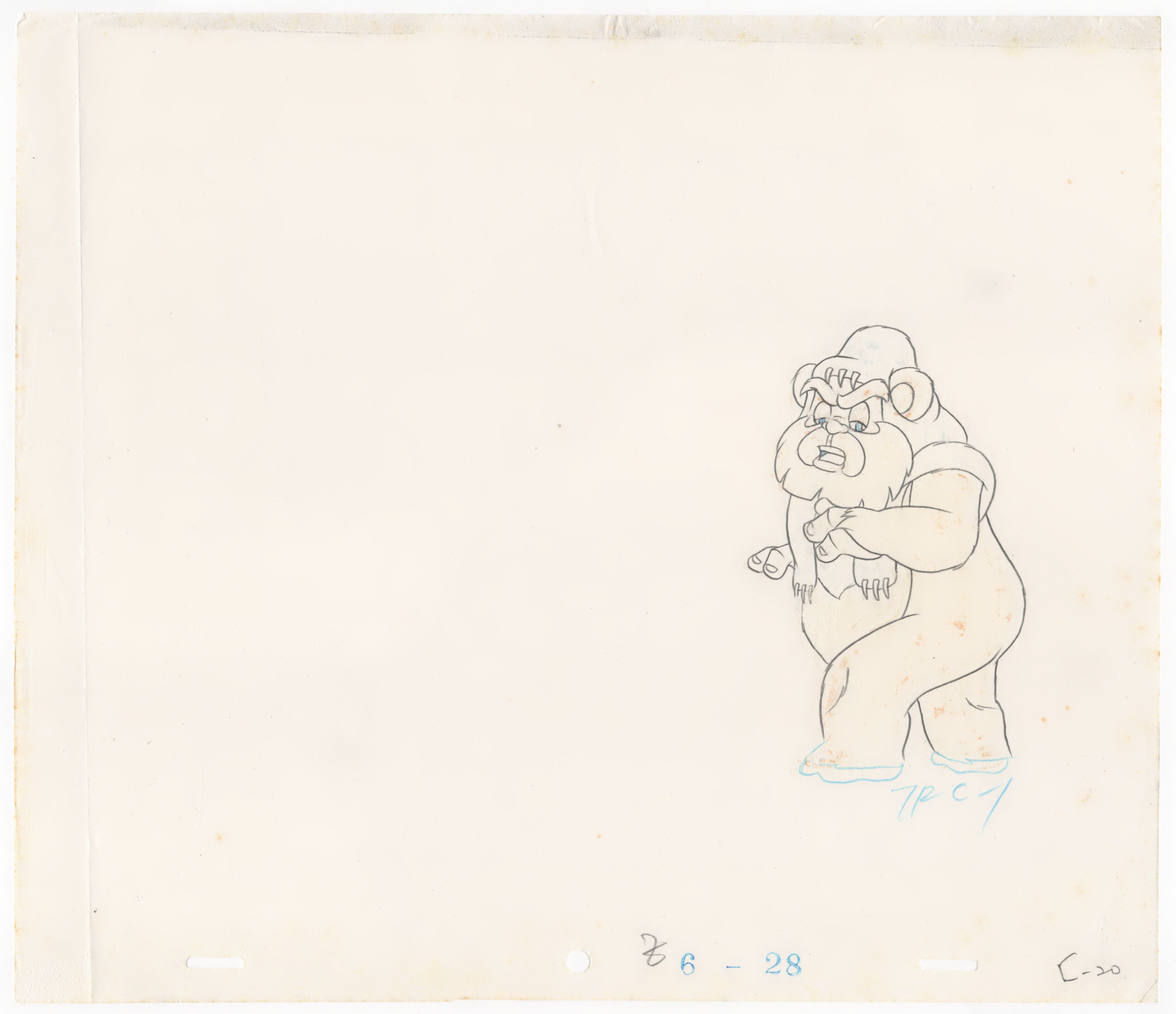 Weechee Warrick Production Drawing