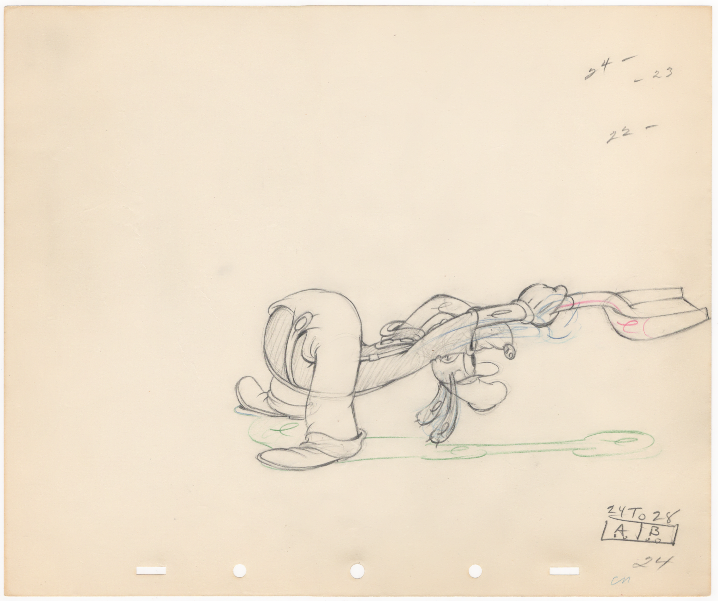 Goofy Production Drawing (24)