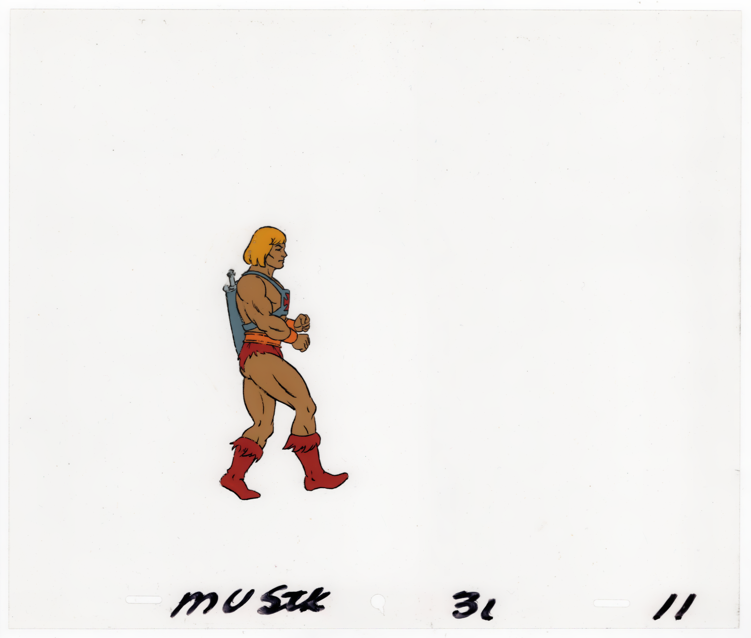 He-Man Production Cel