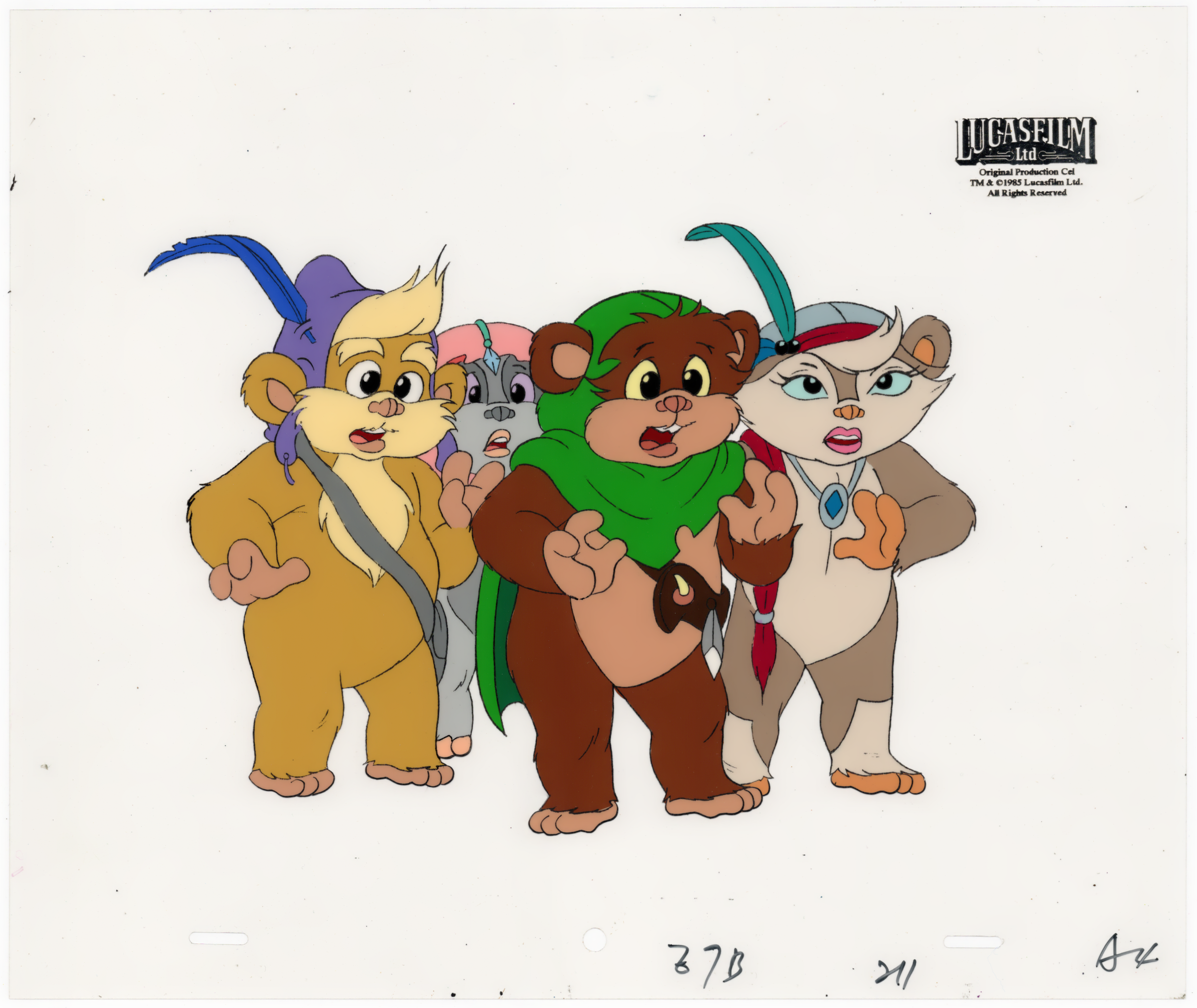 Teebo, Kneesaa, Wicket, and Latara Production Cel