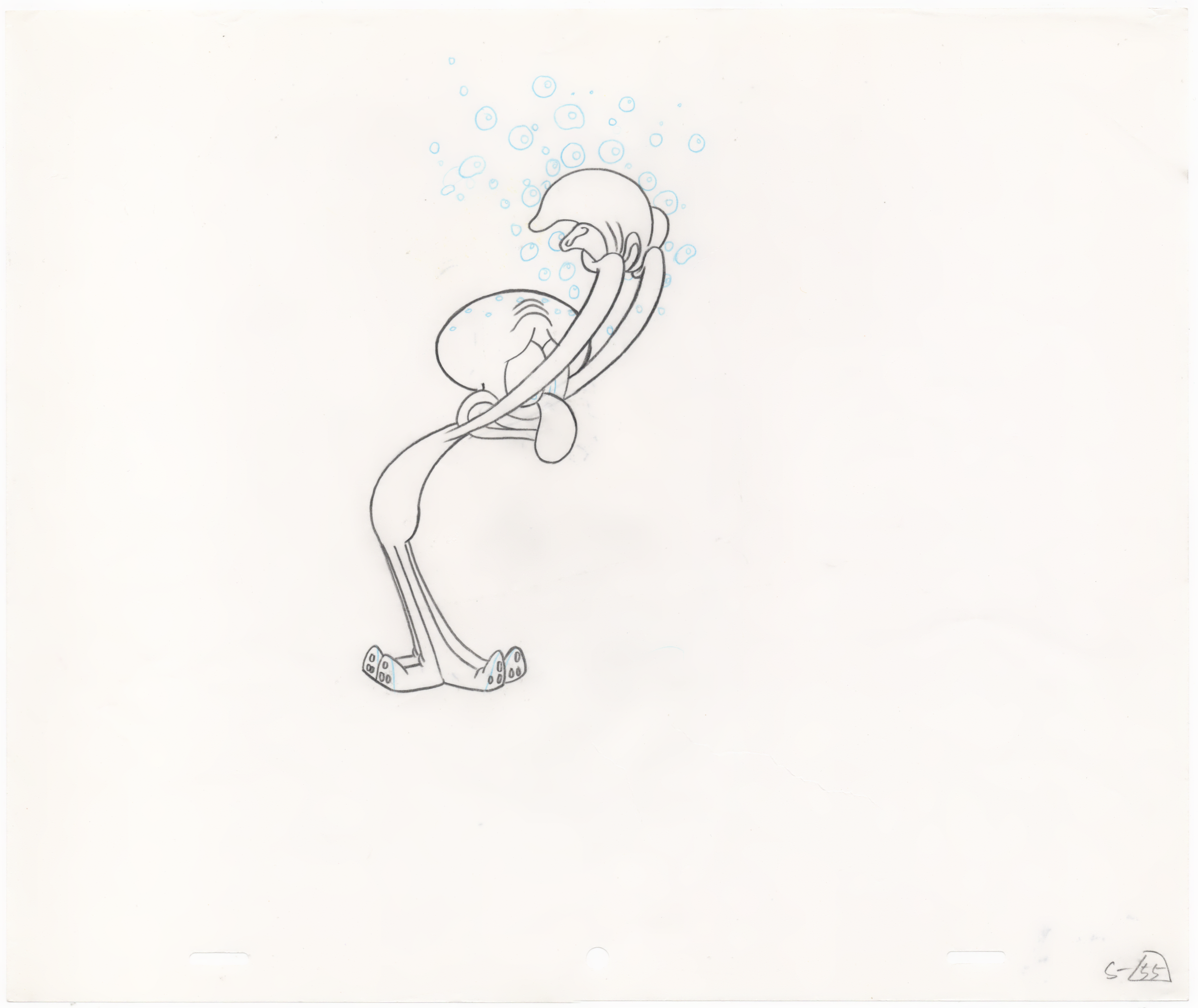 Squidward Production Drawing (S-55)