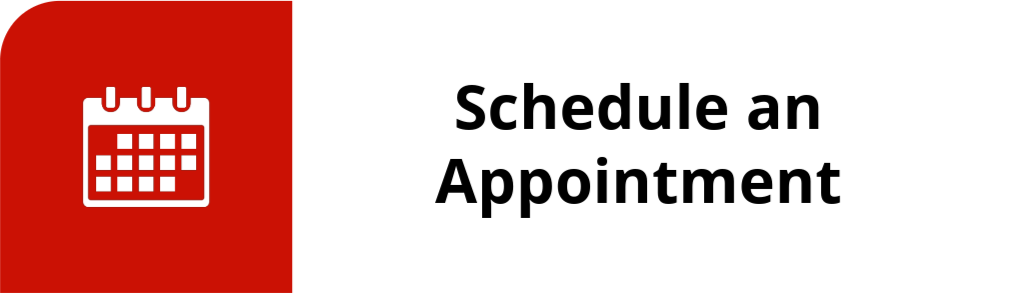 Red and white graphic with a calendar icon and the text 'Schedule an Appointment'.