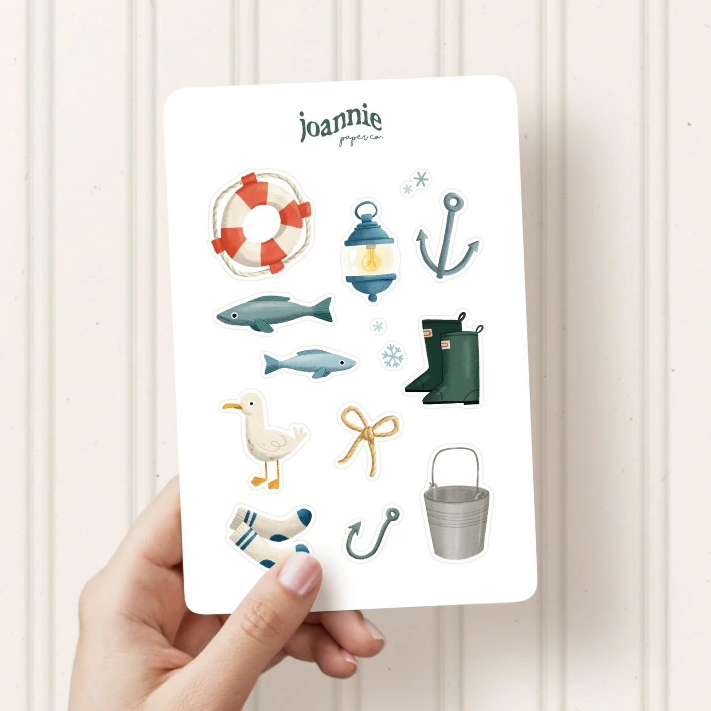 The Houseboat Collection 🤍

It started with one illustration &mdash; a quiet home floating on cold water. 
Now it proudly lives on paper: stickers, a bookmark, and a print, made for slow winter days.

This sticker sheet isn&rsquo;t available just ye