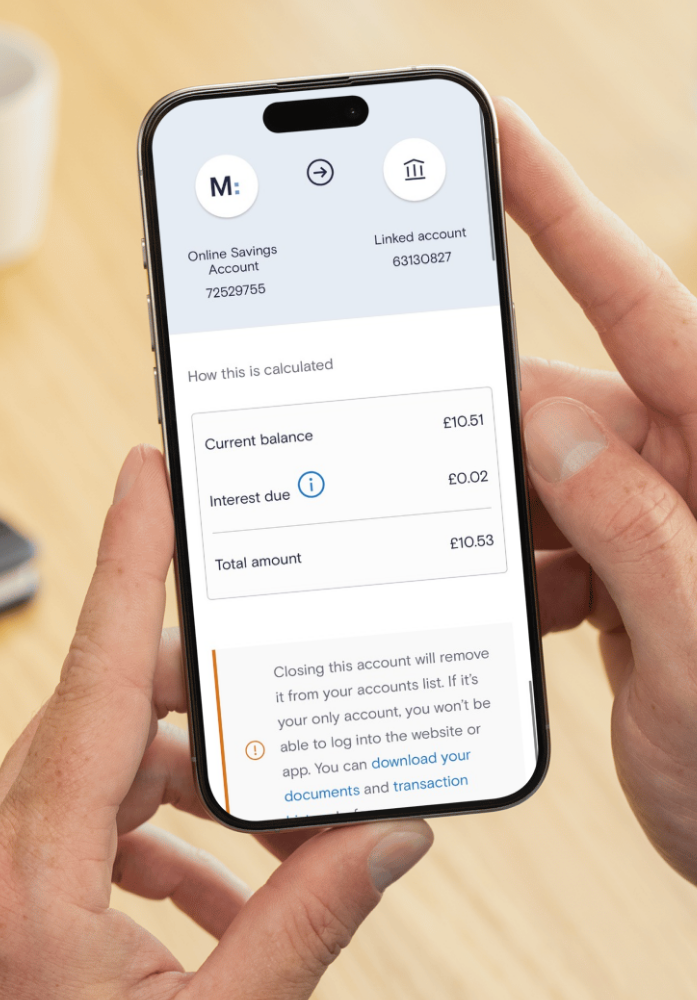 Marcus Close Account UX