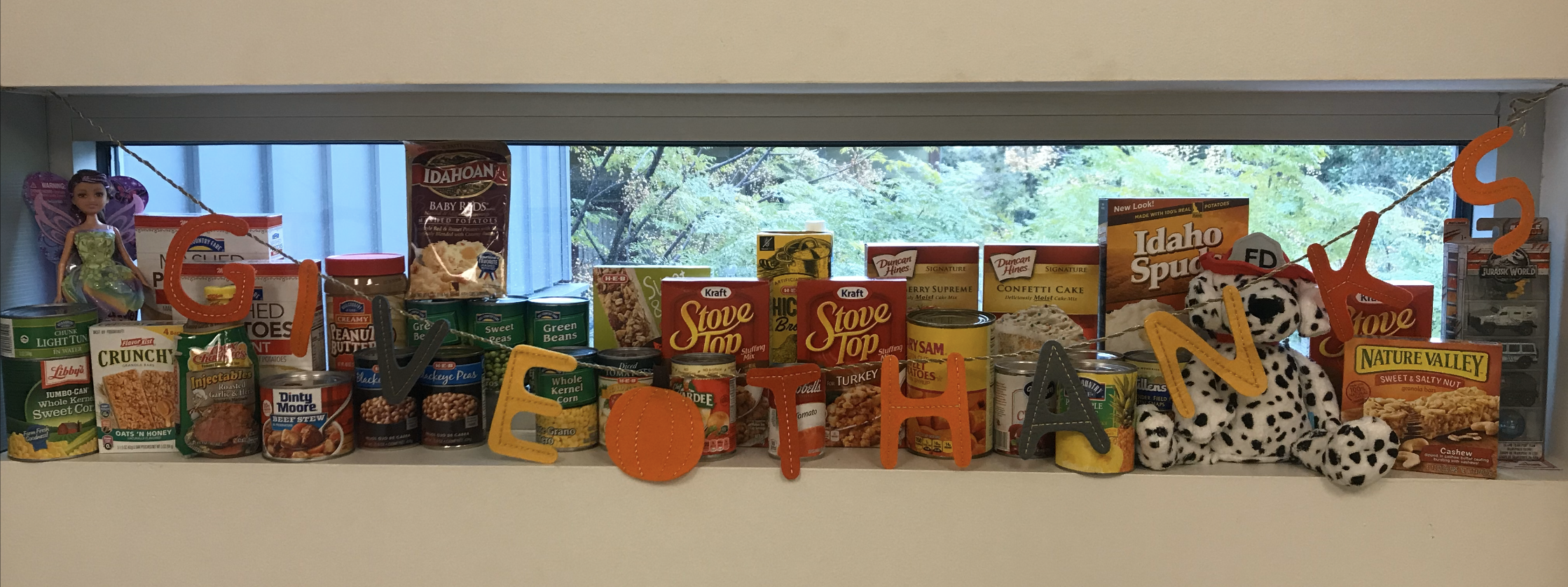 Led several food drives and employee volunteer days.