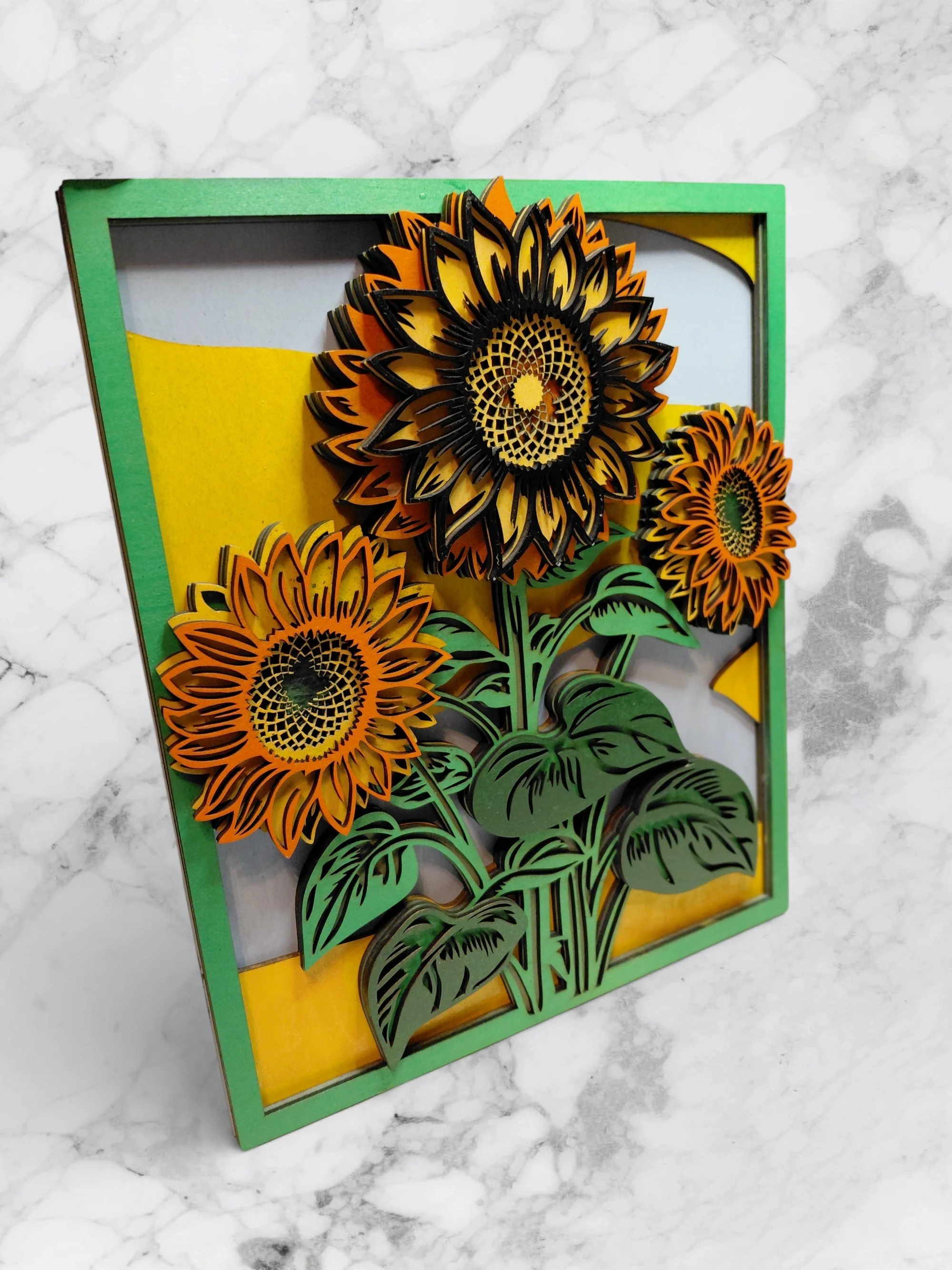 Sunflower side view - marble background.jpg