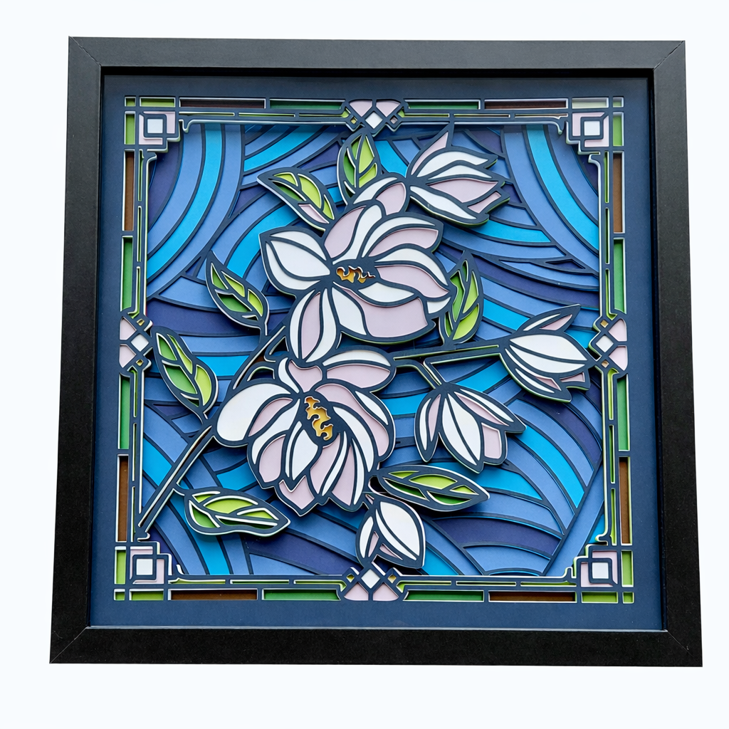 Magnolia stained glass paper art.png