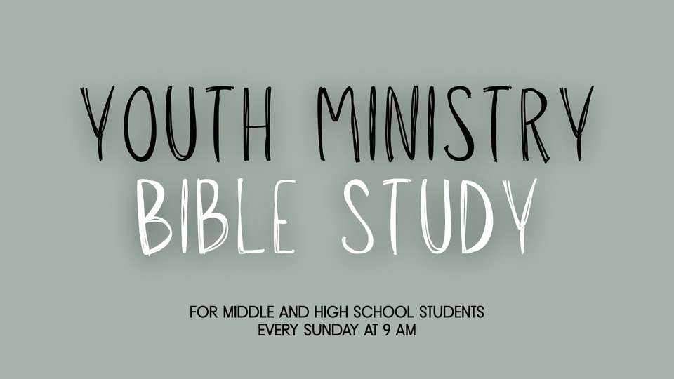 Youth Ministry Bible Study 