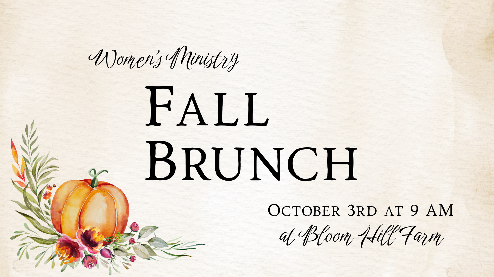 Women's Fall Brunch