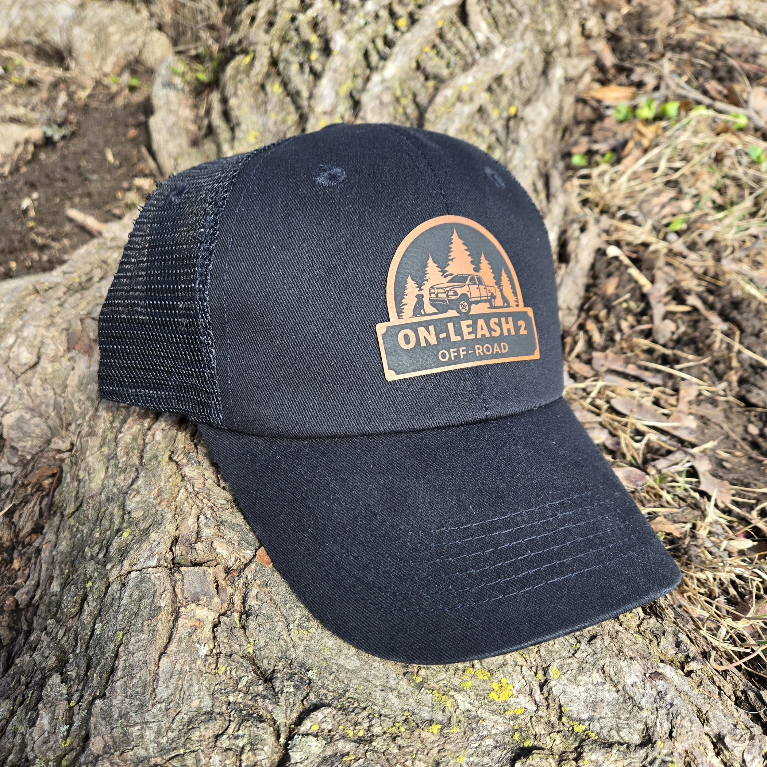 Unstructured Trucker Hat - Black