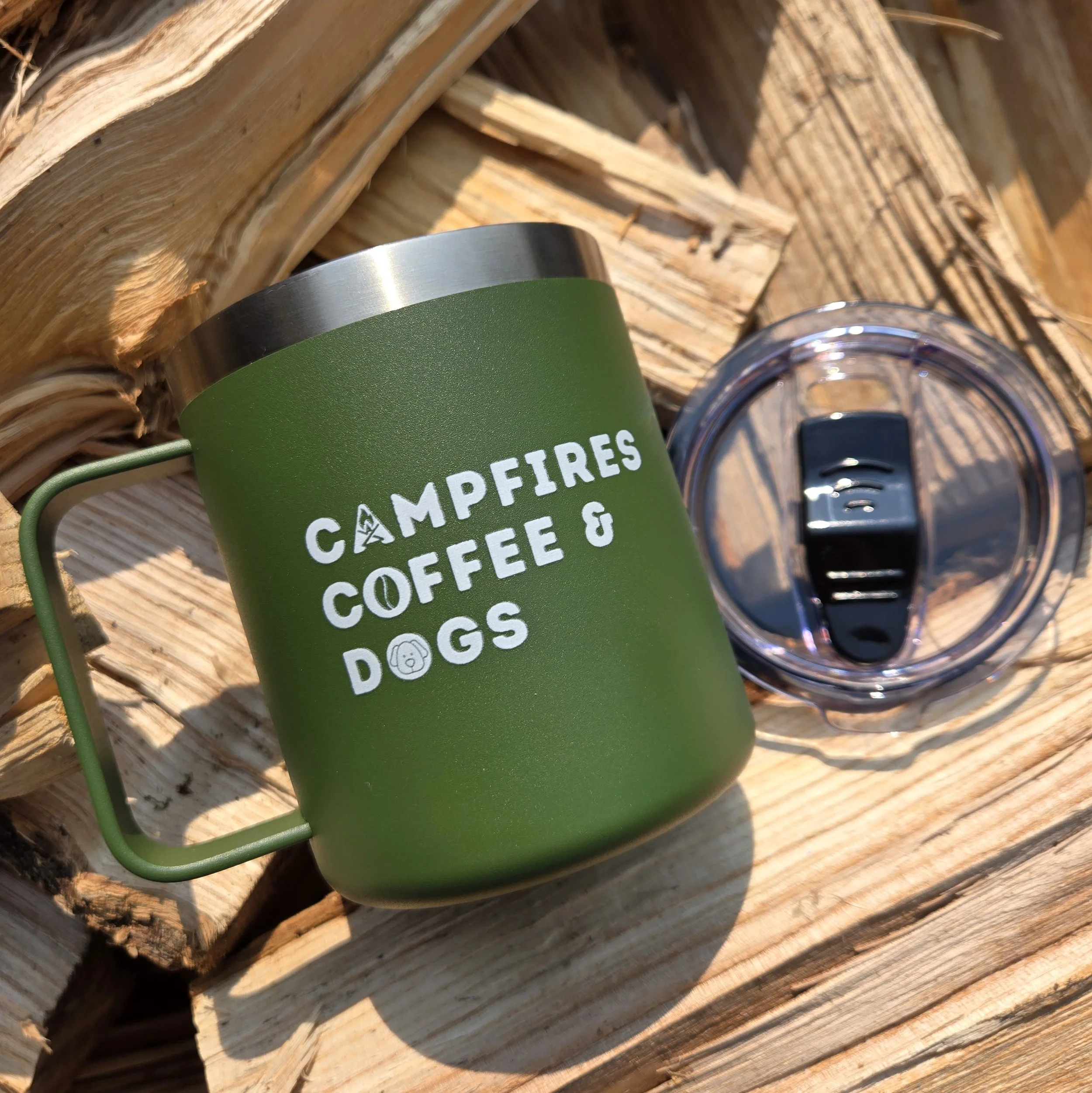 Campfires - Coffee - Dogs Camping Mug
