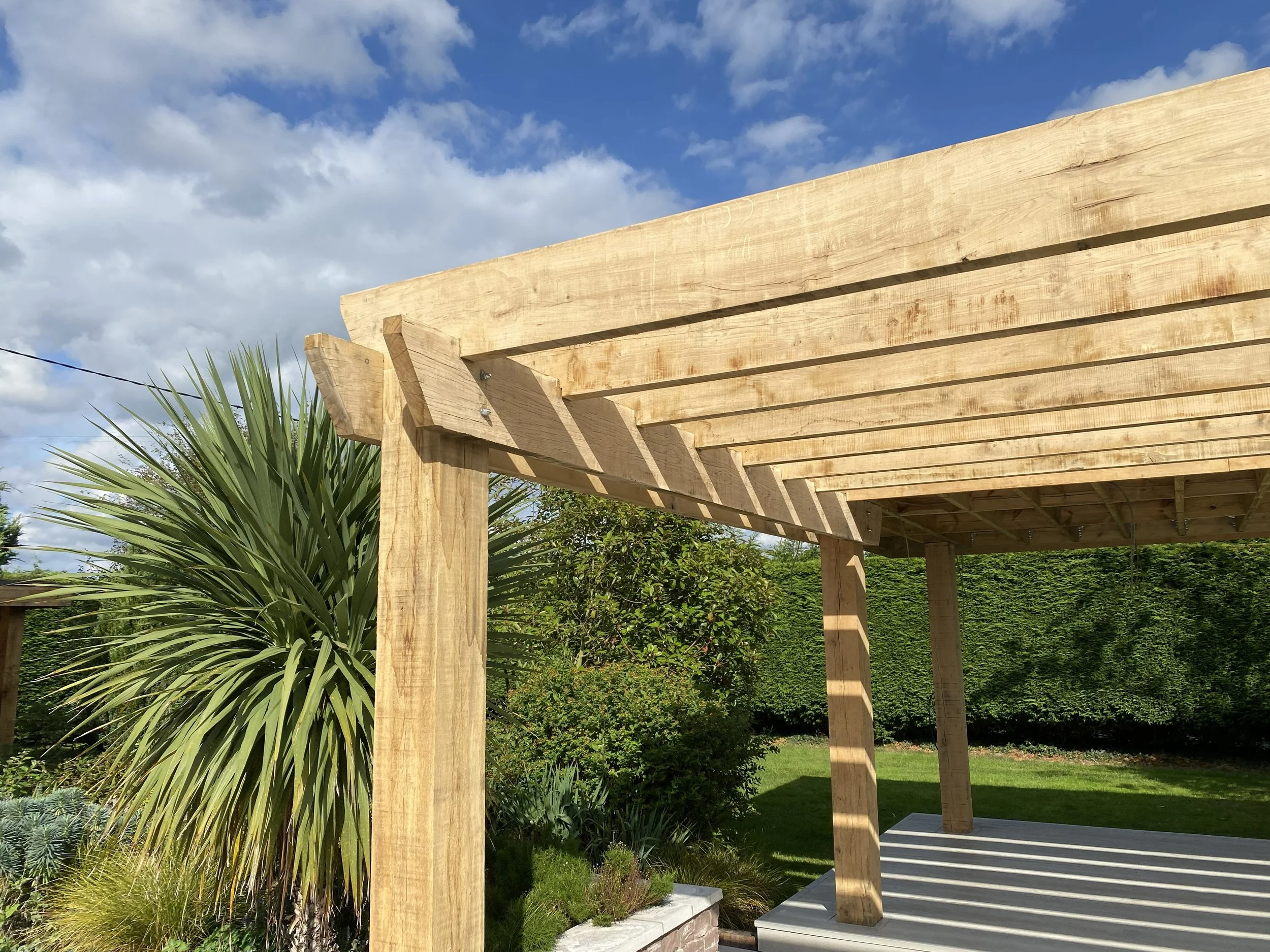 Green Oak Pergola