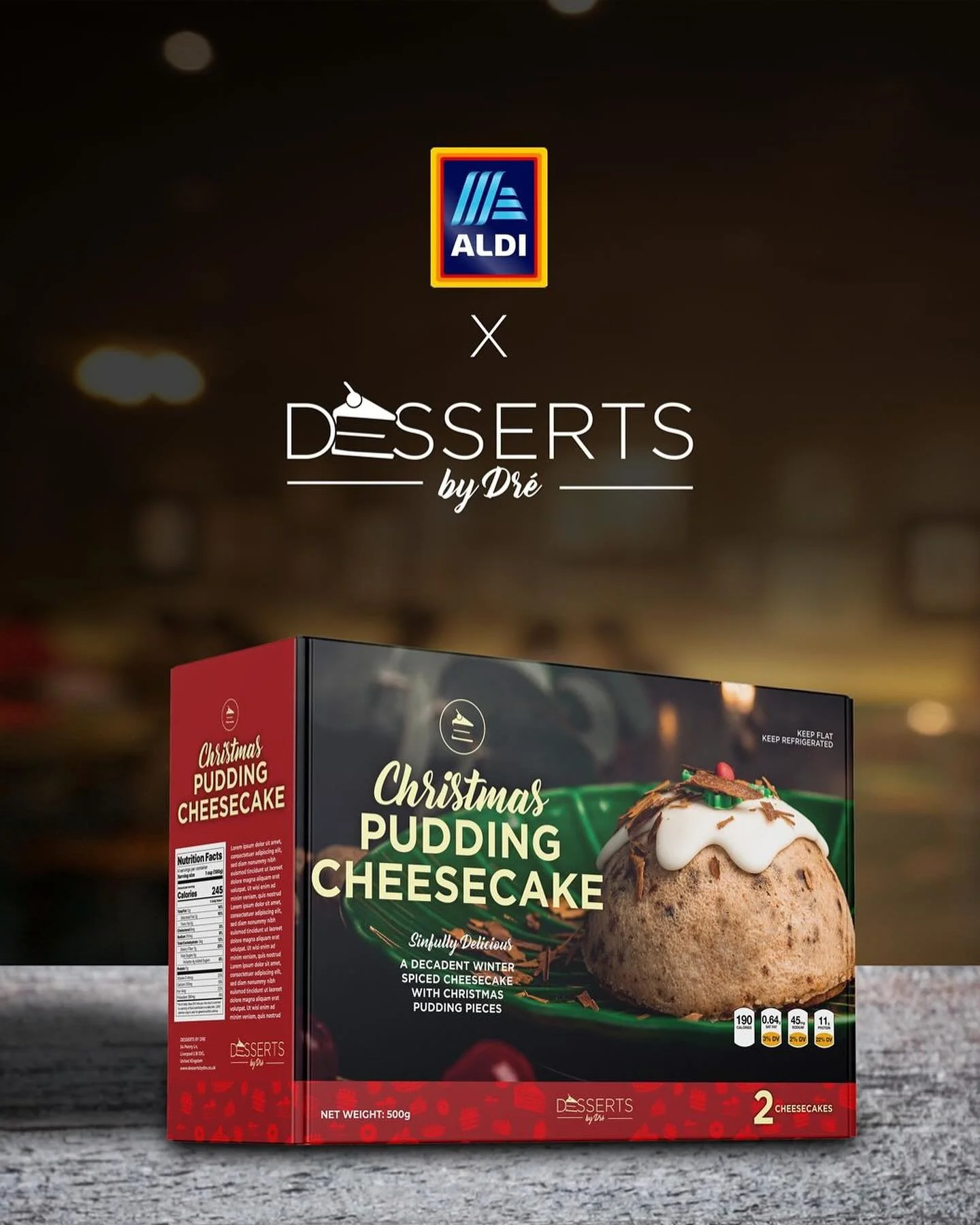My artwork is going to be on international TV!! This summer, I worked with the talented bajan  @dessertsbydre to design some packaging and as he pitched his idea for @aldiuk Christmas Secrets. It will be shown on Channel 4, Monday 18th Dec at 9pm UK 