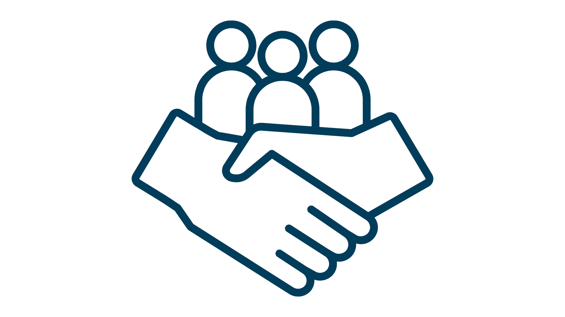 Shaking hands icon