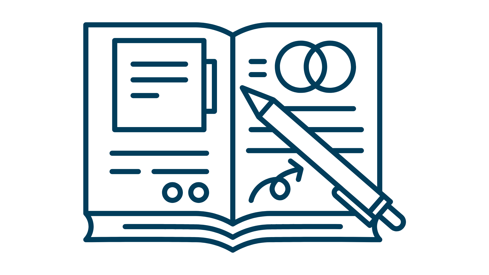 Notebook and Pen Icon