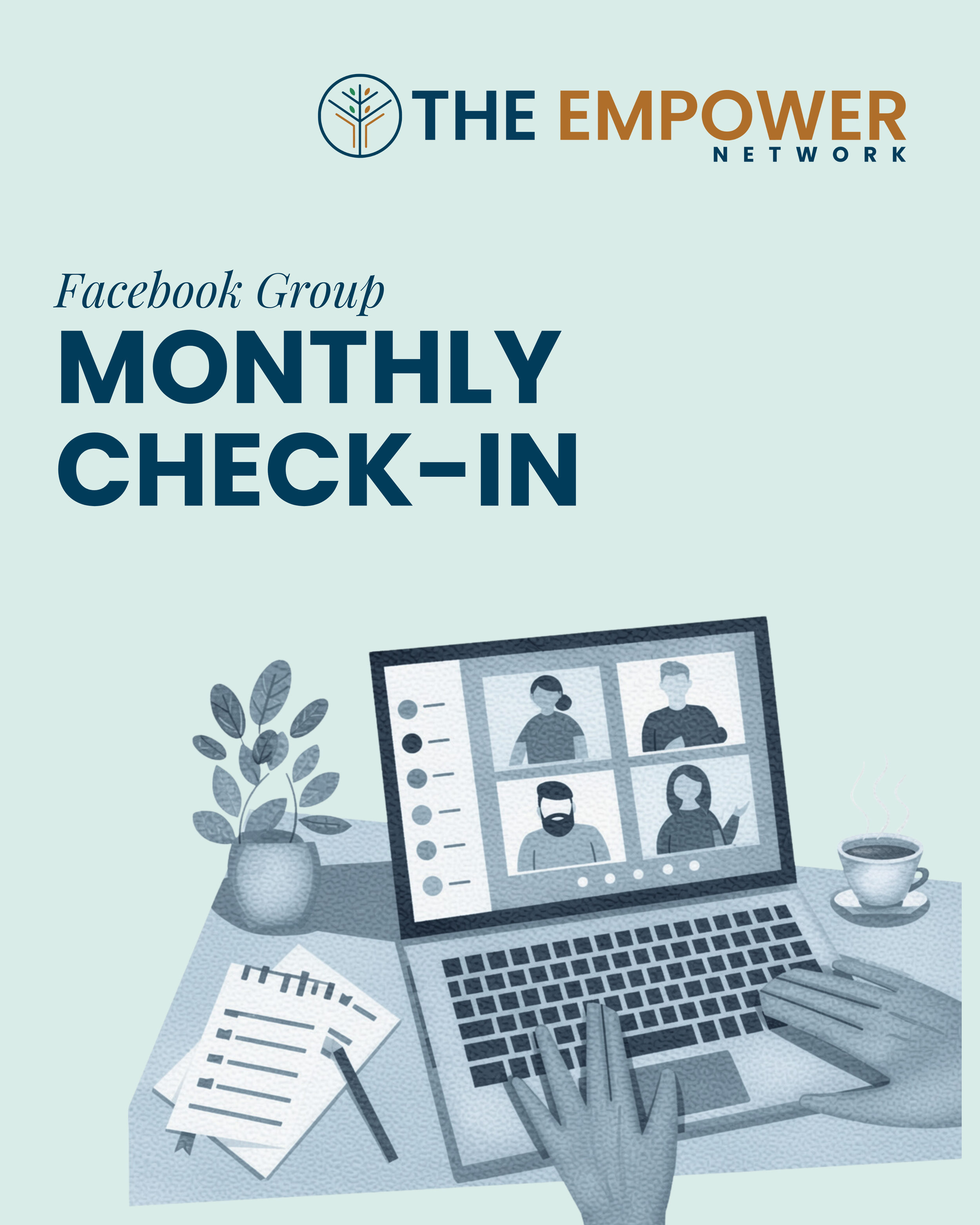 Facebook Group Monthly Check-In