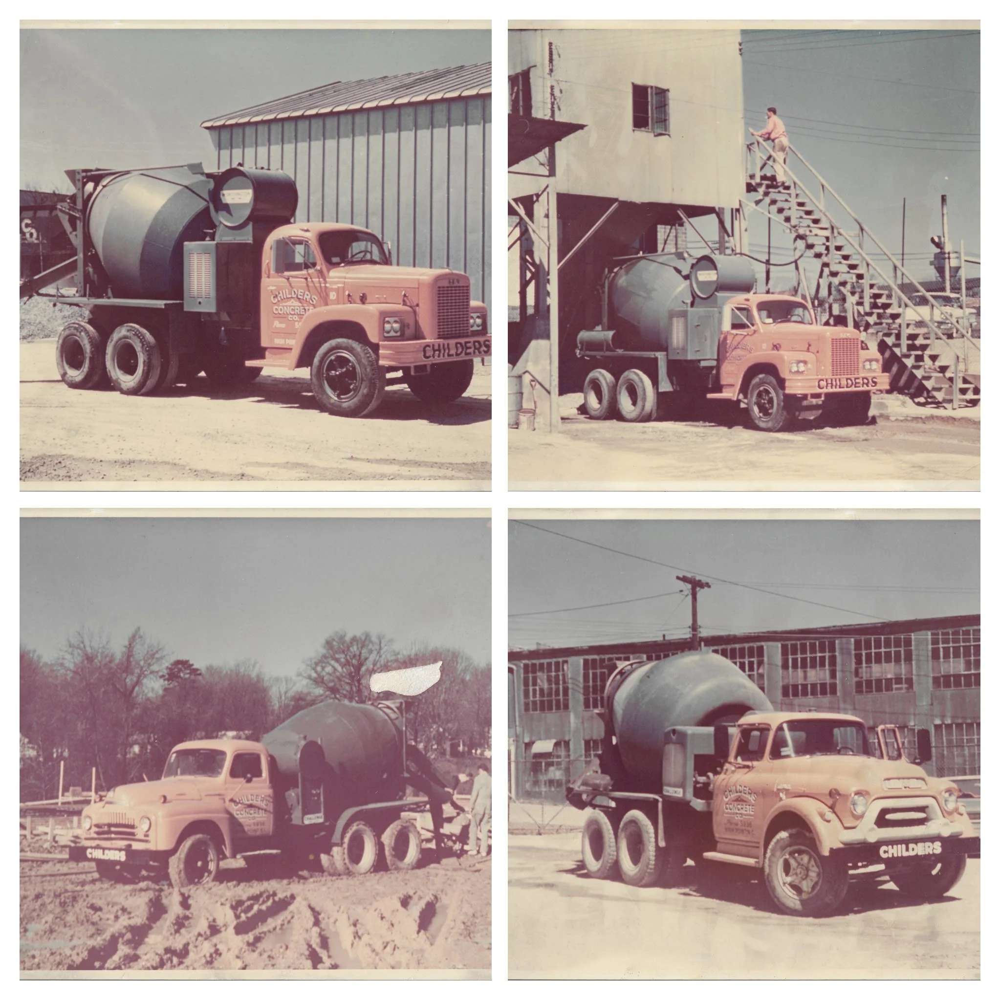 Vintage Childers Concrete Trucks