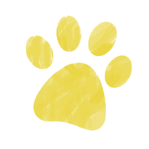 A yellow plush toy resembling a cartoon lion with a mane, face, and paws.