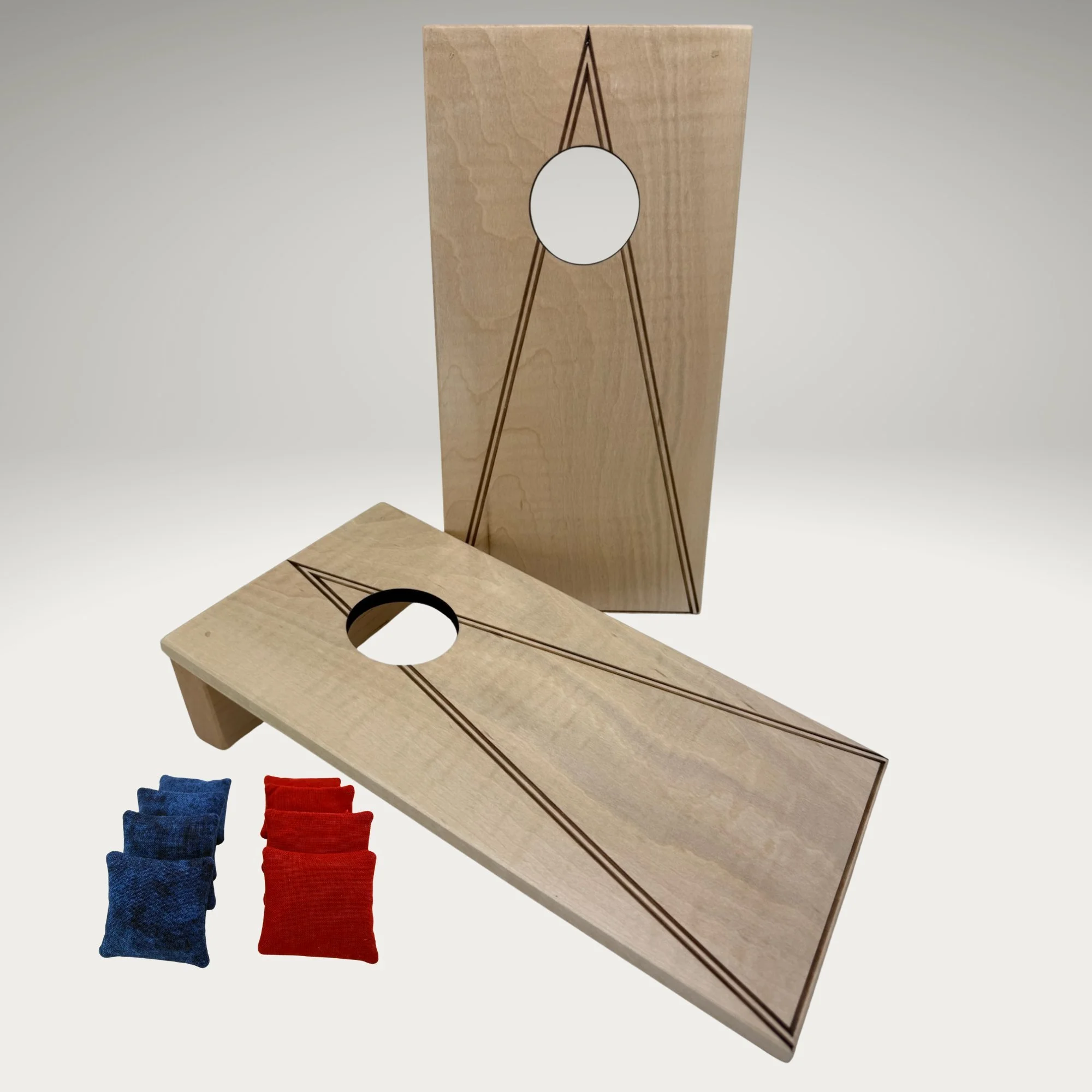 Tabletop Mini Cornhole: Maple