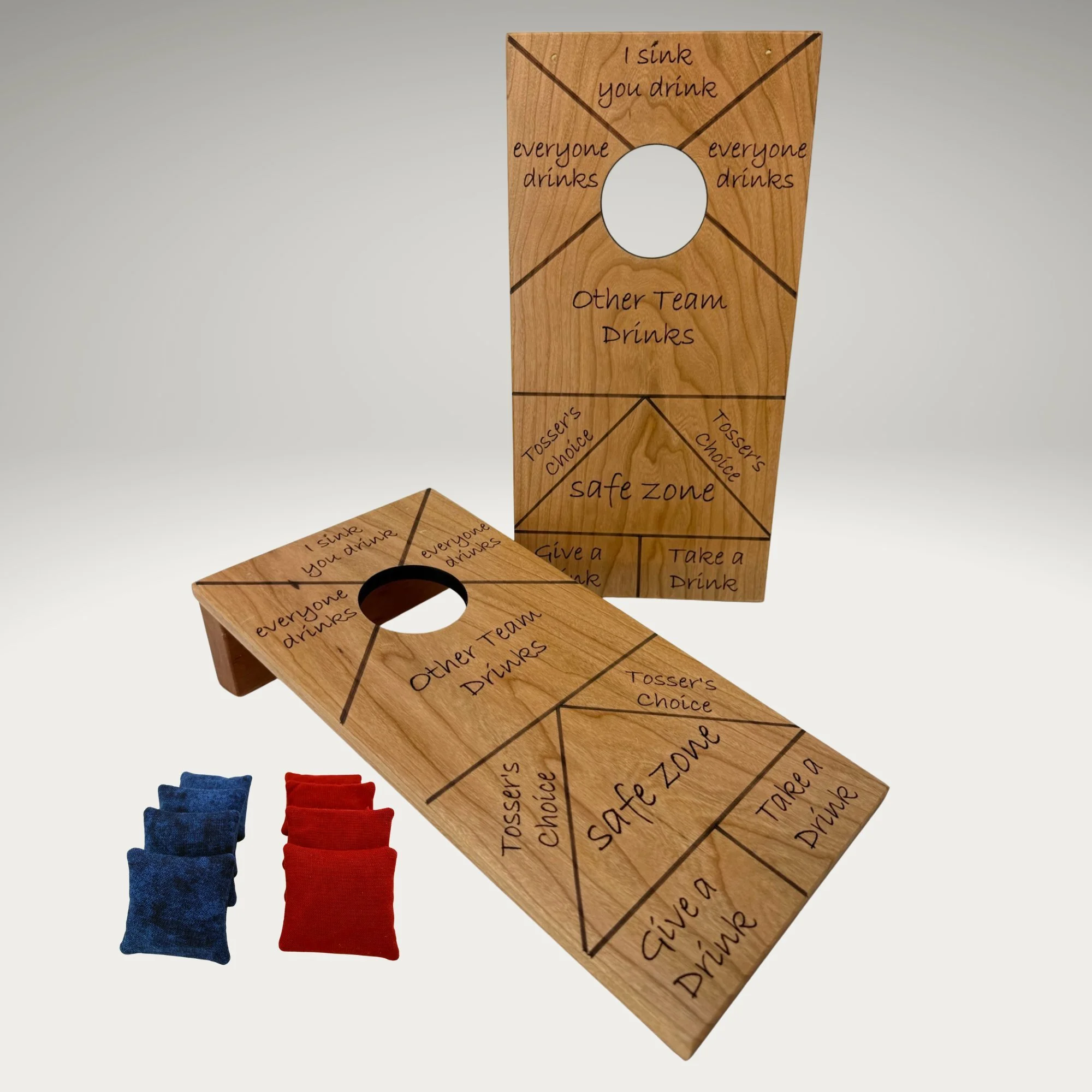 Tabletop Mini Cornhole: Drinking Game Cherry