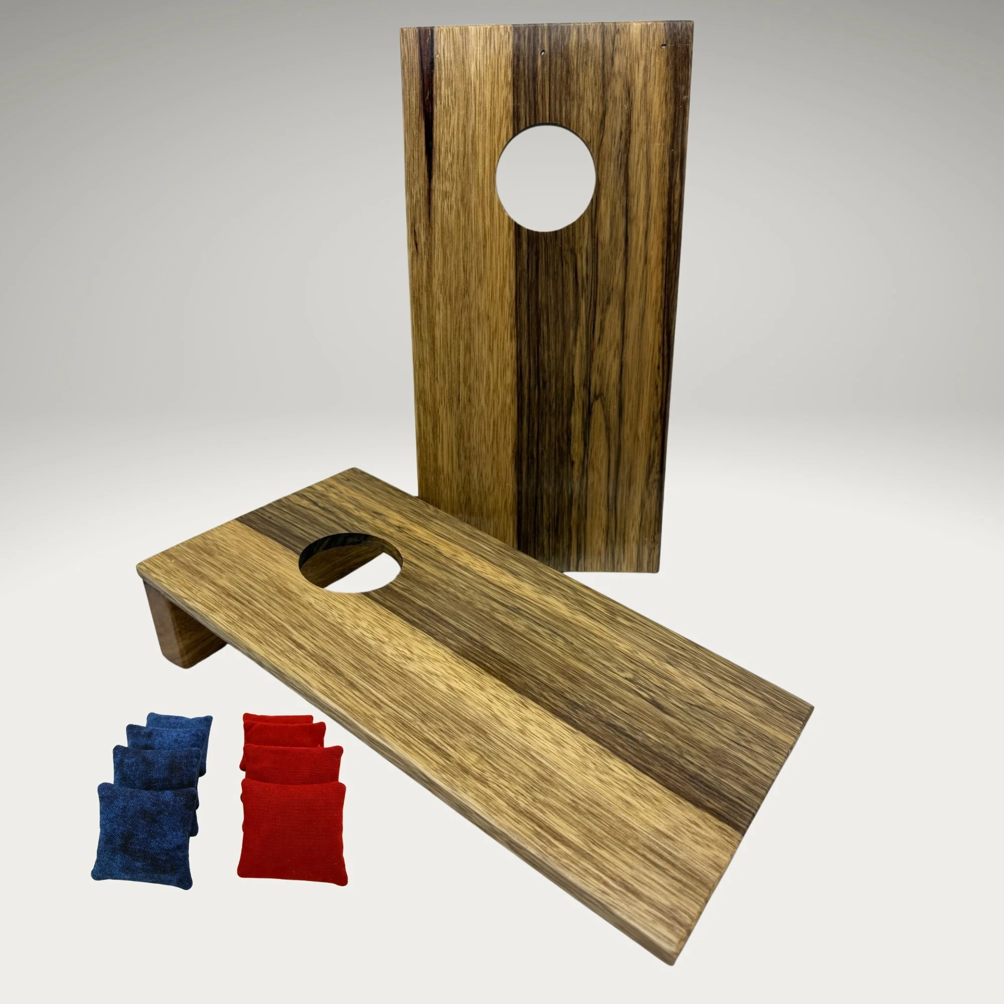 Tabletop Mini Cornhole: Black Limba