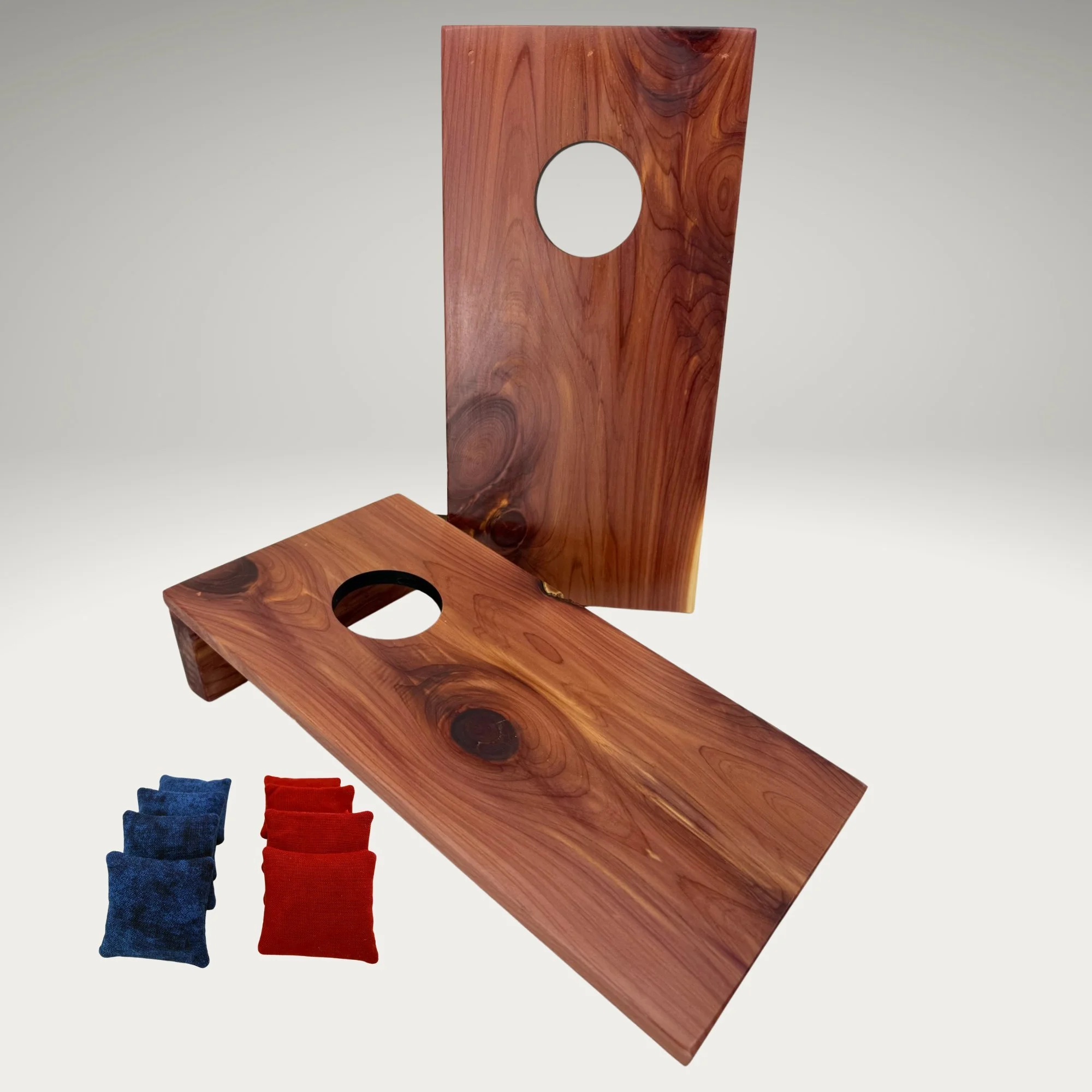 Tabletop Mini Cornhole: Cedar