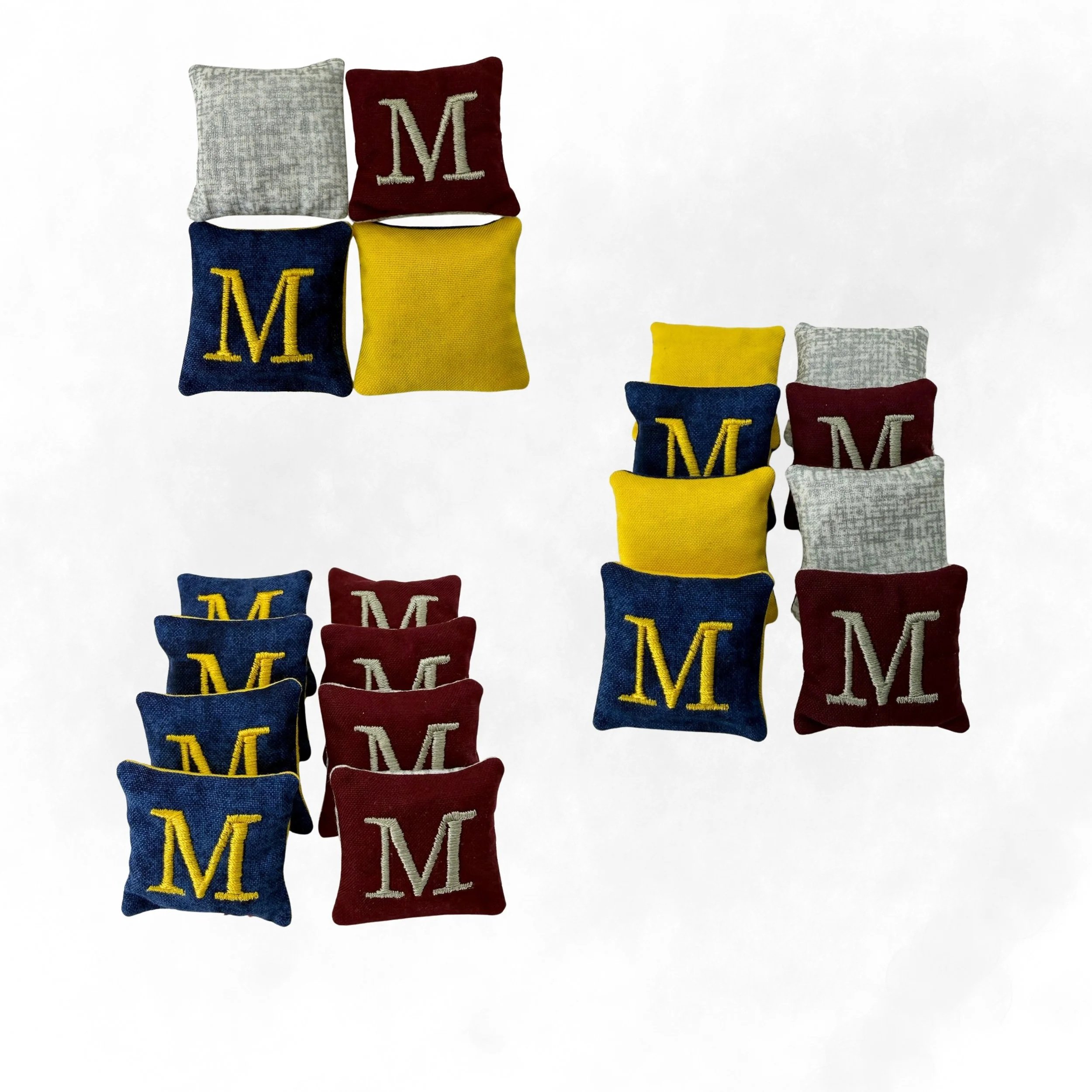 Grizzly & Bobcat embroidered cornhole bags