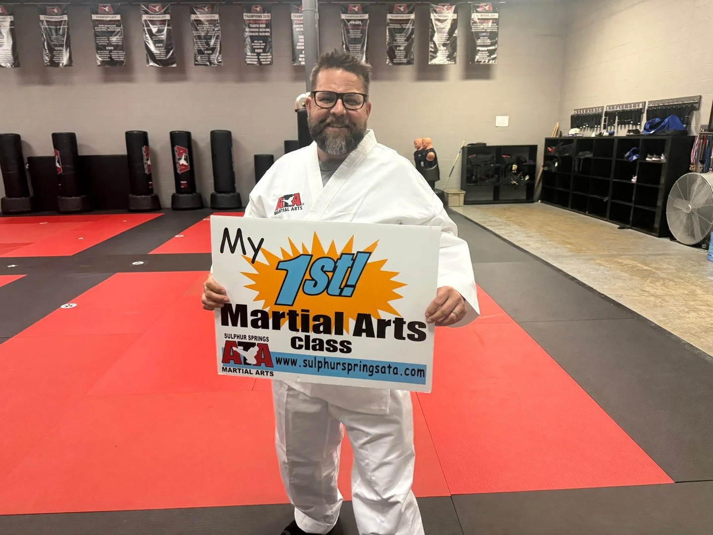We&rsquo;re so glad Richard has decided to join his family and become part of our ATA family. The family that kicks together sticks together! Congrats on your first steps on the journey to black belt.