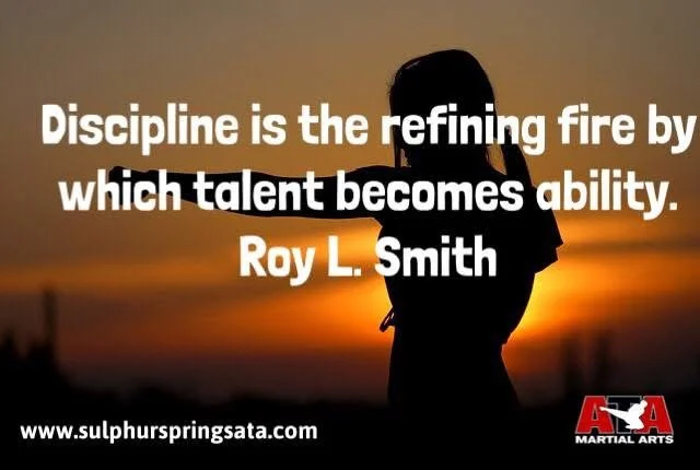 Discipline is to obey what is right!