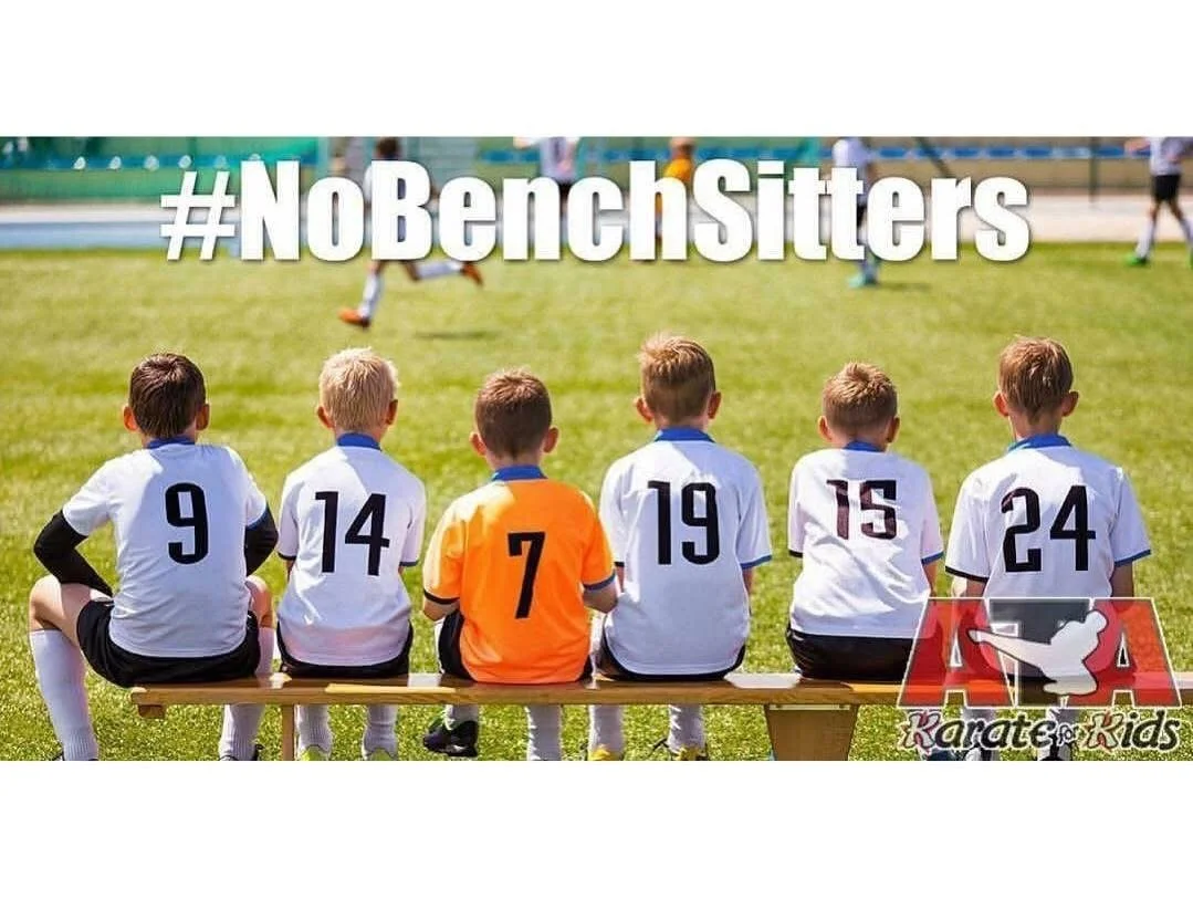 ATA Martial Arts is an individual sport in a family atmosphere. Every students can succeed and every student can participate. There is no bench on the mat.