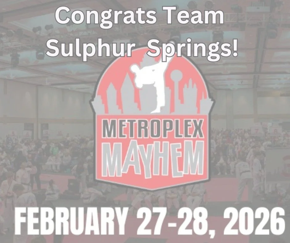 Congratulations to every member of Team Sulphur Springs who competed in the Metroplex Mayhem Tournament! We are so very proud of you for stepping out of your comfort zone and representing our school.