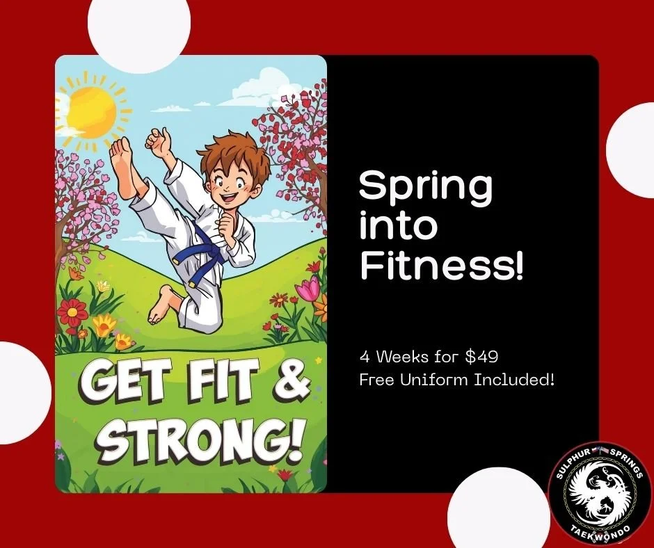 Spring Break is a great reminder that kids need movement and activity! 💪

At Sulphur Springs ATA, children get an energetic workout while learning martial arts. Classes improve strength, flexibility, coordination, and overall health&mdash;all while 