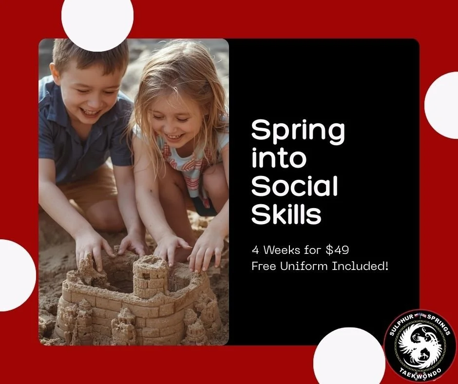 While school is out, it&rsquo;s important for kids to continue building social skills and respect for others.

At Sulphur Springs ATA, students learn to show respect to instructors, classmates, and themselves. Martial arts encourages teamwork, empath