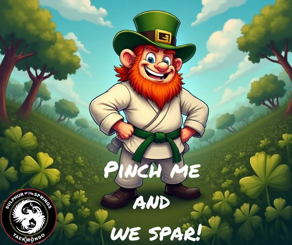 Happy St. Patrick's Day to all of you, especially the green belts!