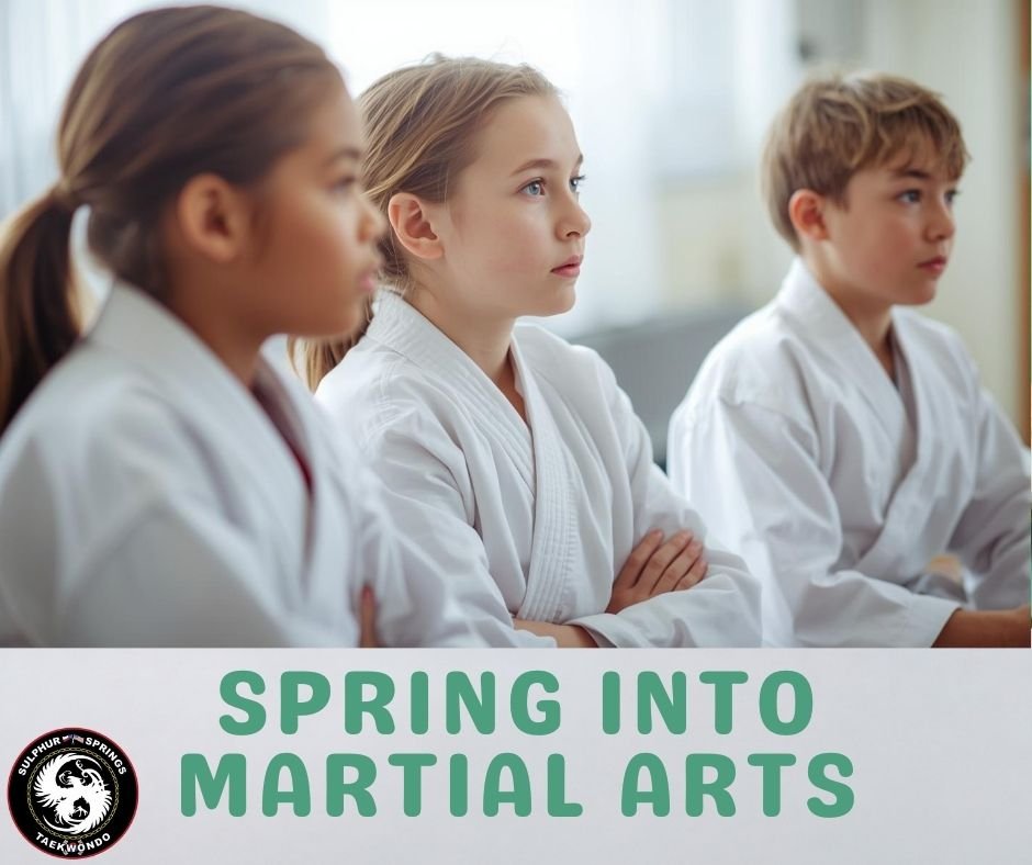 As students head back to routine after Spring Break, martial arts helps sharpen focus and listening skills&mdash;both in class and at home. 📚🥋

🌸 Spring Offer:
4 Weeks for $49
FREE uniform included

Sign up today!
👉 www.sulphurspringsata.com
 | ?