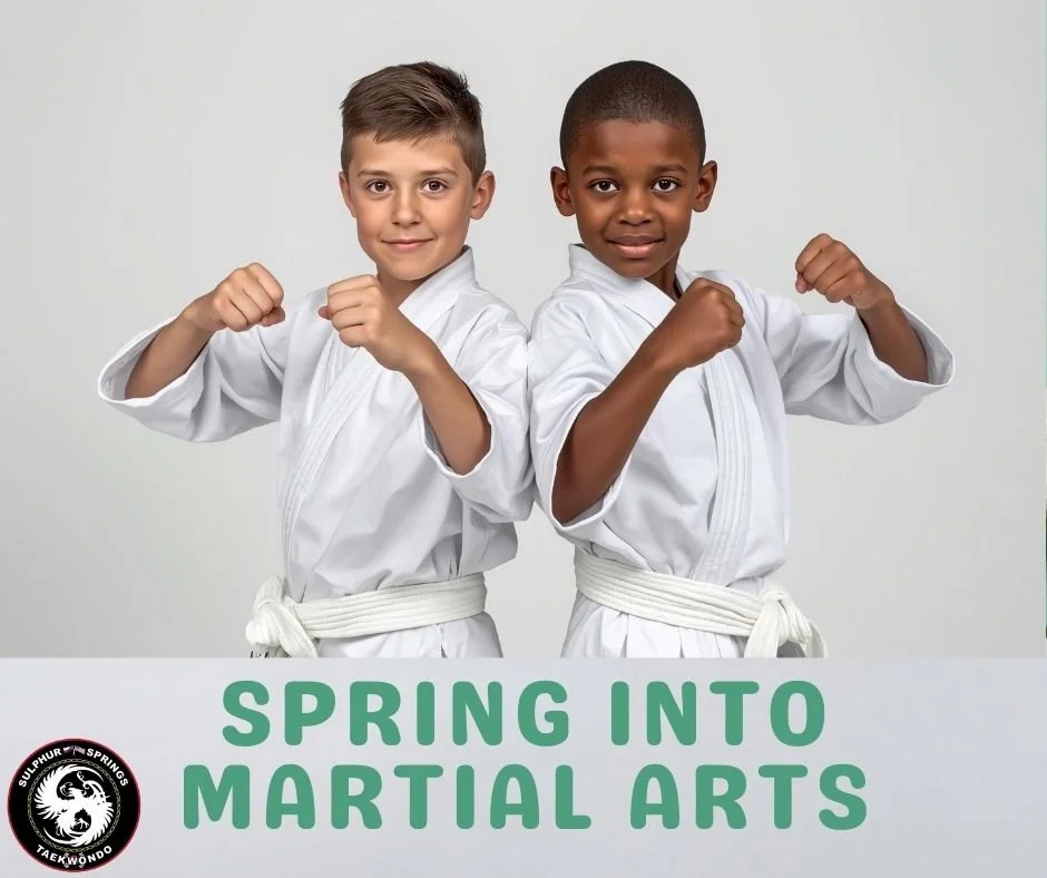 Spring training builds both body and mind. 💪🧠
Our classes improve strength, balance, coordination, and mental focus.

🌟 Spring Special:
4 Weeks for $49 + FREE uniform

👉 www.sulphurspringsata.com
 | 📞 903-243-8767