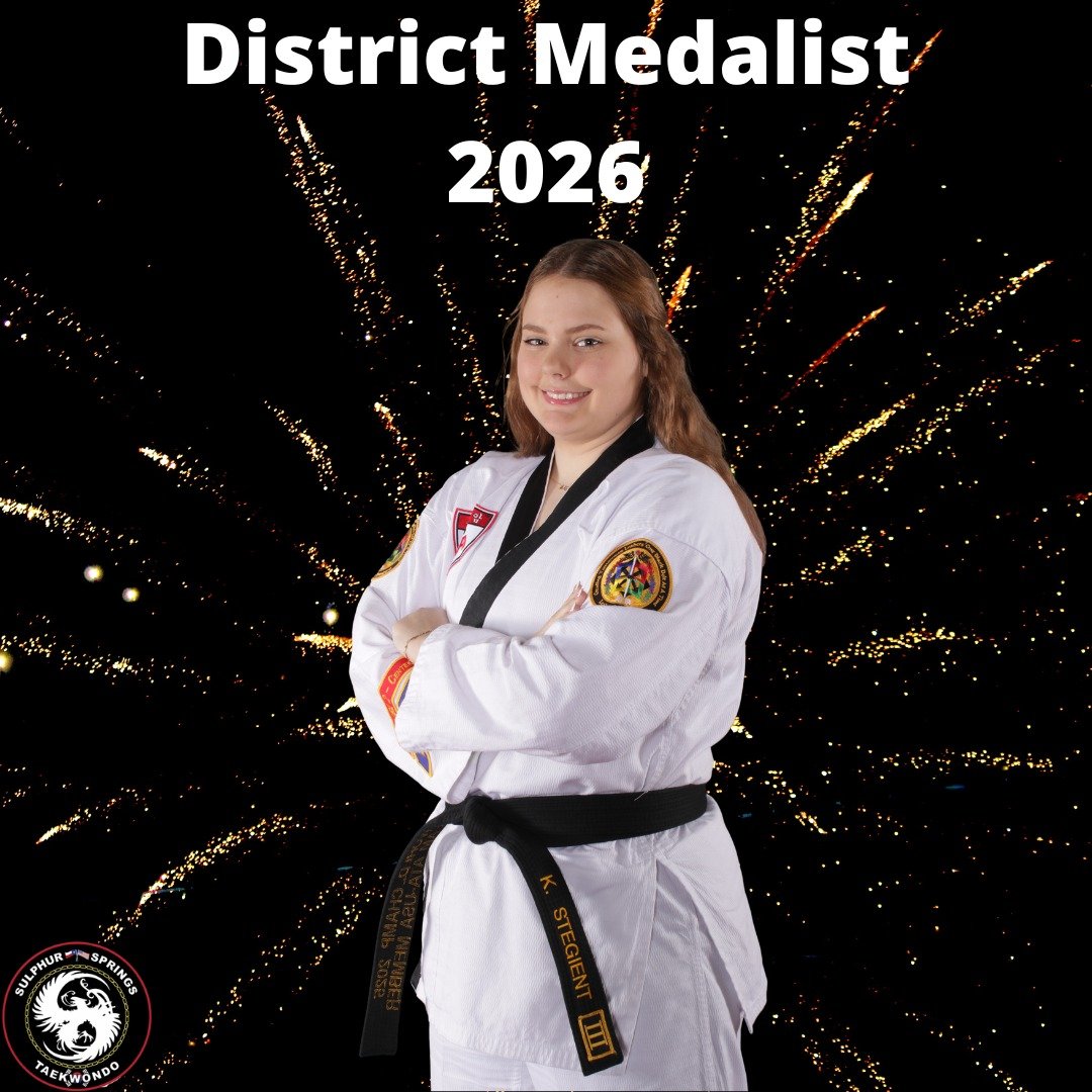 🥉 Congratulations to District Medalist Karisma Stegient! 🥋

Congratulations to Karisma Stegient on earning a District Medal at the 2026 South District Championships!

Competing at this level takes courage, determination, and countless hours of prac
