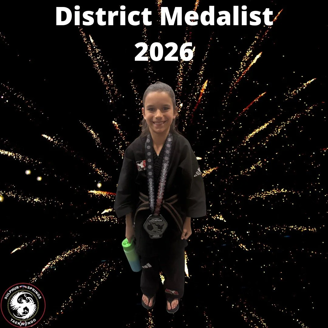 🥉 Congratulations to District Medalist Charlotte Ellis! 🥋

Congratulations to Charlotte Ellis on earning a District Medal at the 2026 South District Championships!

Competing at this level takes courage, determination, and countless hours of practi