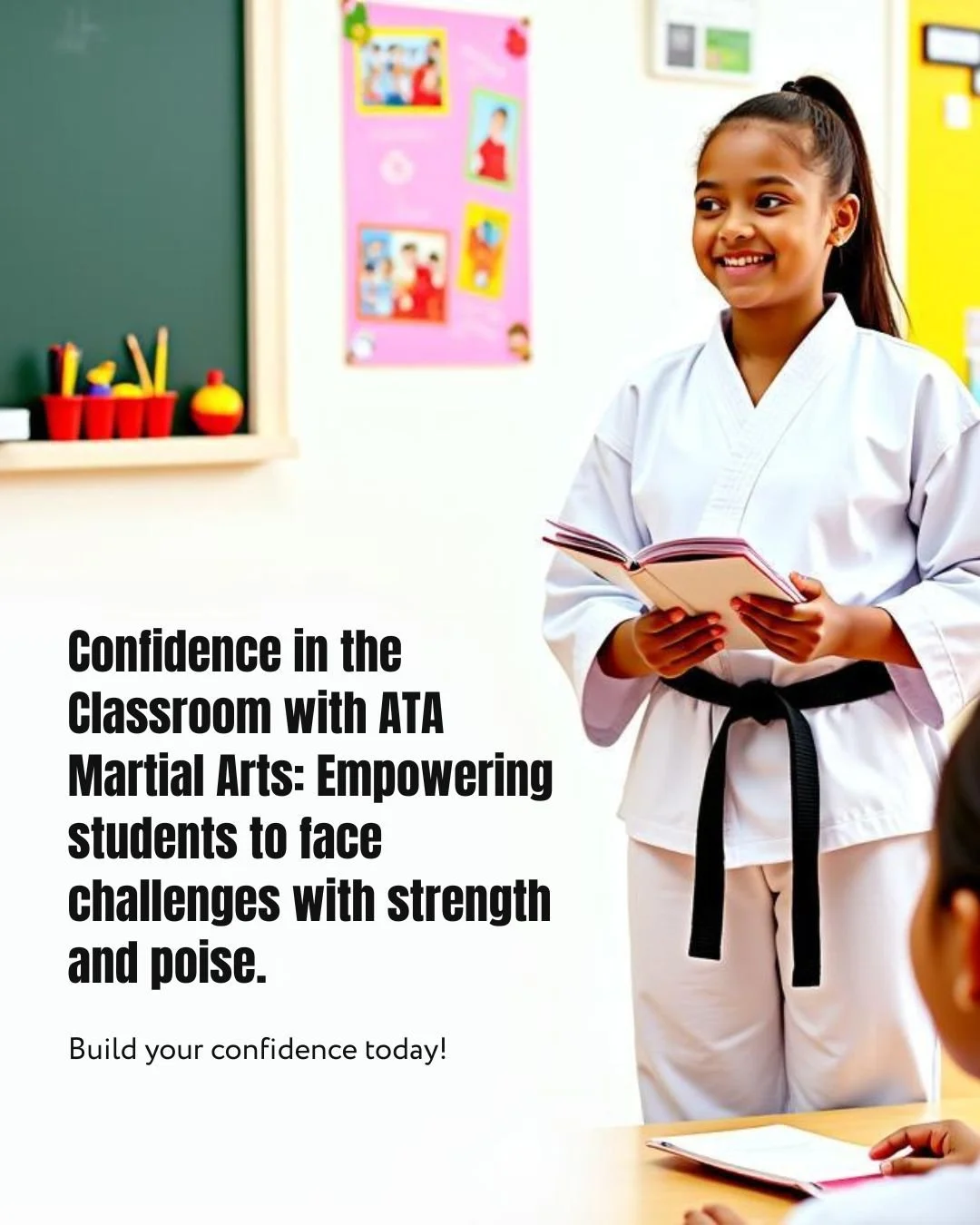 A confident child raises their hand, tries new things, and isn't afraid to learn from mistakes. Martial arts helps develop confidence one class at a time.

🥋 Start your martial arts journey today! Visit www.sulphurspringsata.com or call 903-243-8767