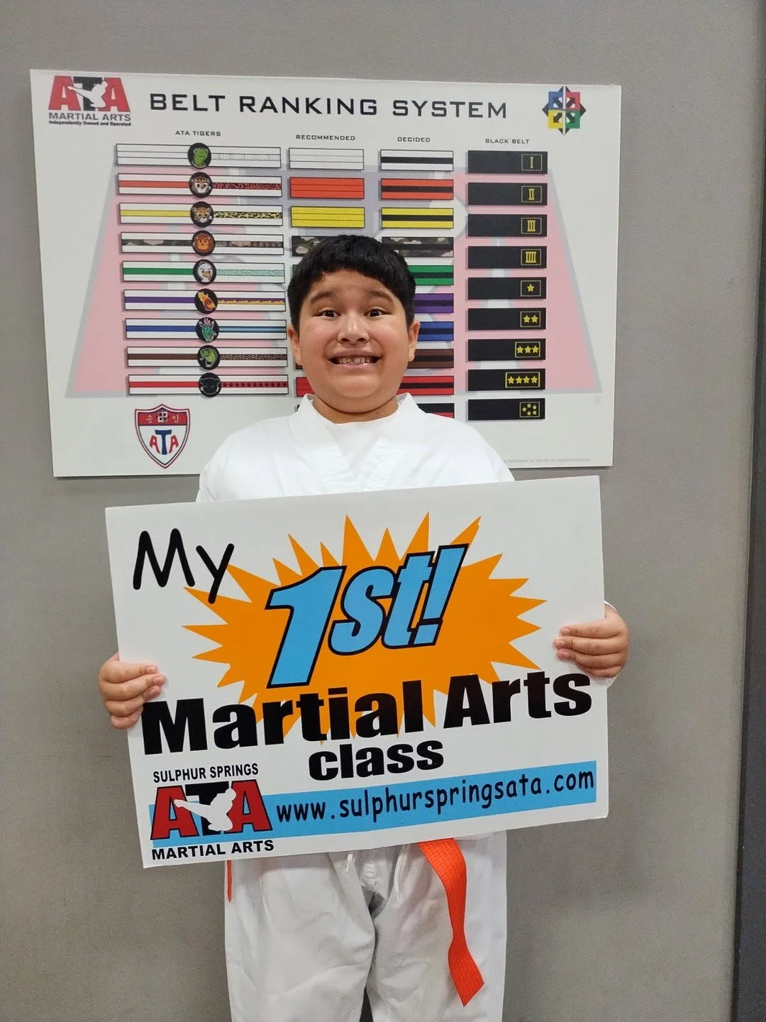 We&rsquo;re so proud to officially welcome Evan into our ATA family! Congrats on continuing your journey to black belt with us!