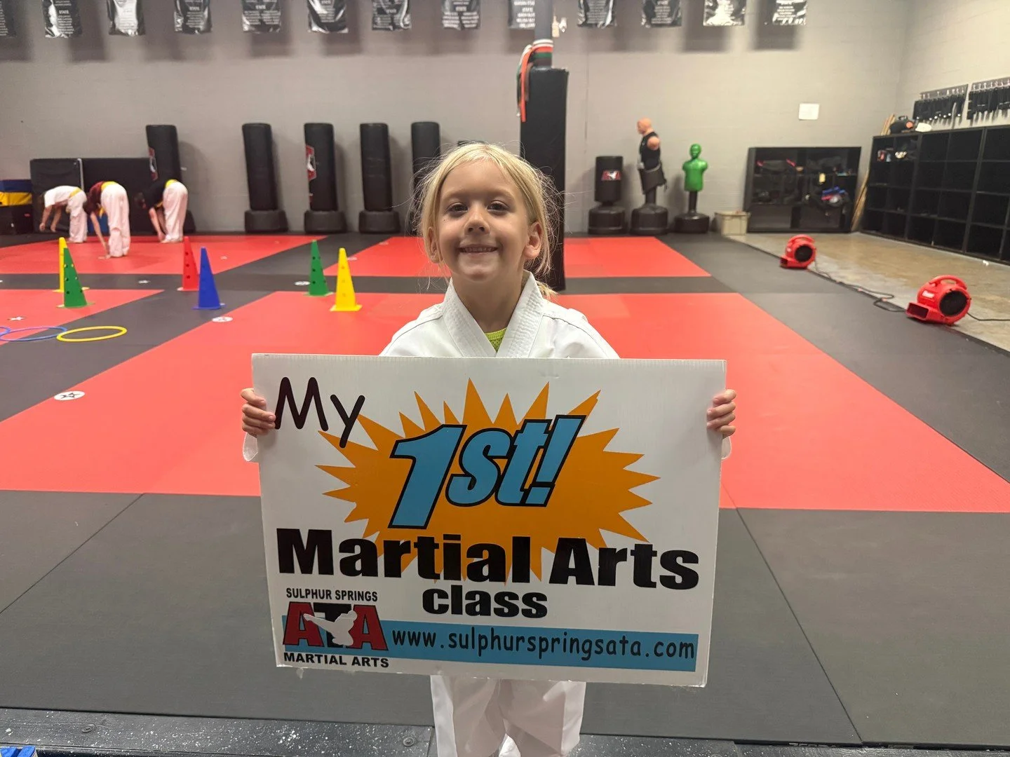 We are so proud to welcome Everly into our ATA family. Congrats on your first steps on the journey to black belt!