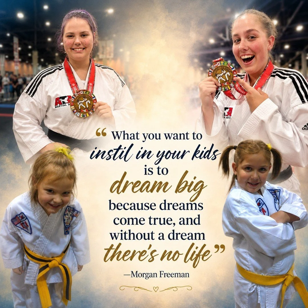 Every champion has a beginning. ❤️🥋

It's hard to believe these confident young women were once the two shy little girls in the bottom of this photo.

They started just like so many children do&mdash;quiet, unsure of themselves, and a little nervous