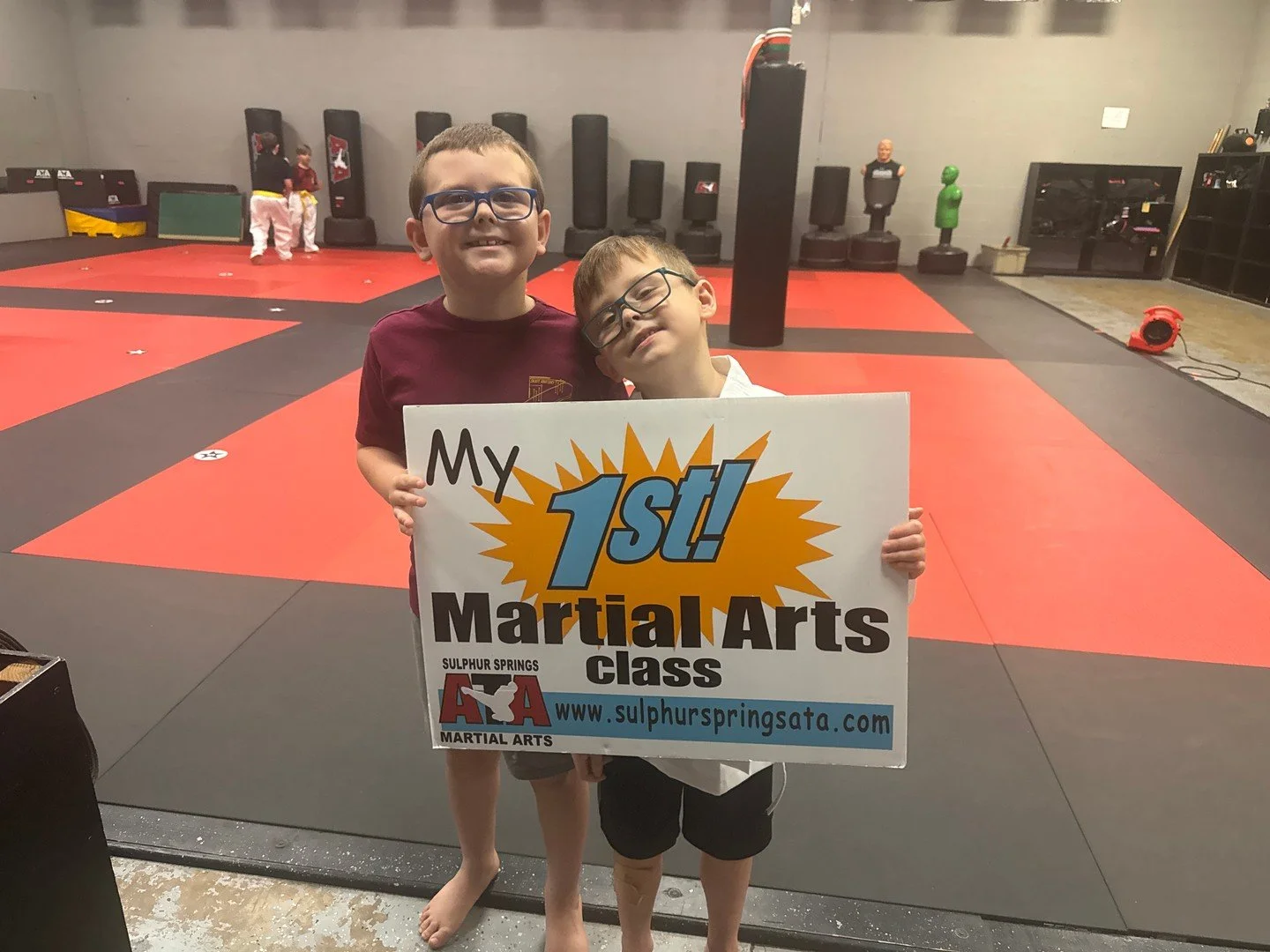 We are so proud to welcome Ethan and William into our ATA family. Congrats on your first steps on the journey to black belt!