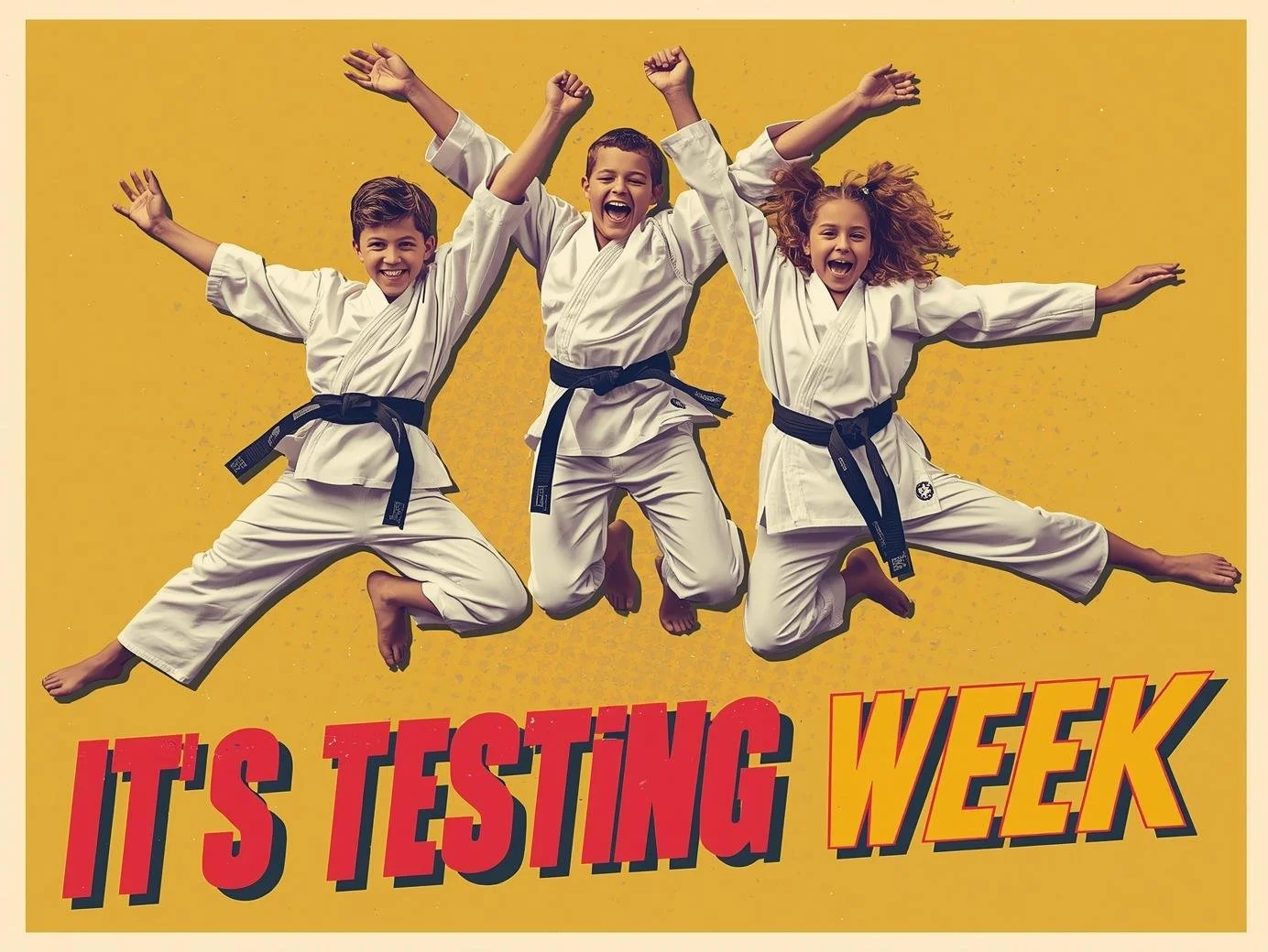 It's testing week! Let's get ready to finish strong!