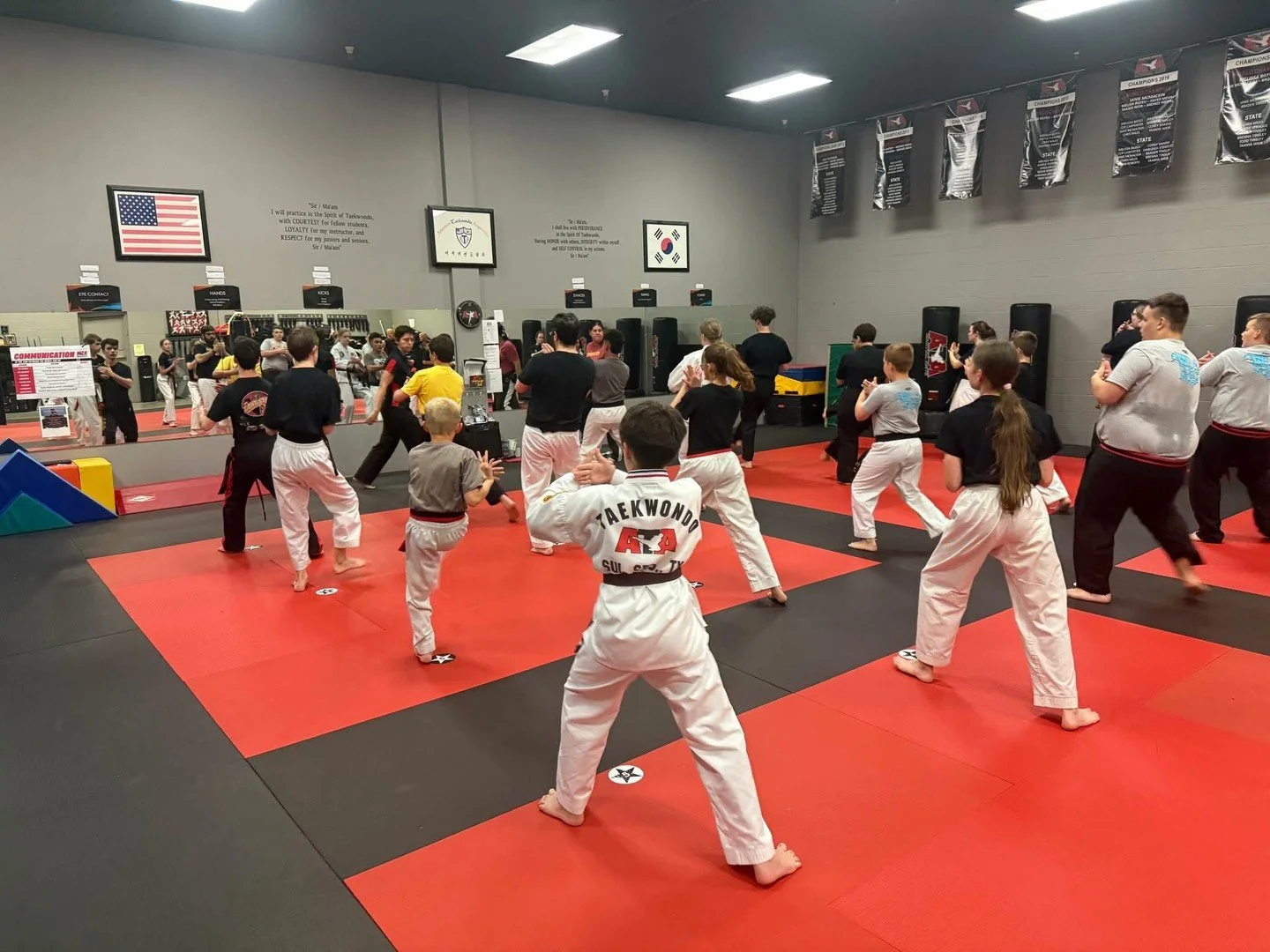 Every class at Sulphur Springs ATA Martial Arts begins with listening.

Students quickly discover that paying attention helps them learn faster, improve more quickly, and stay safe during class.

Those same listening skills make a tremendous differen