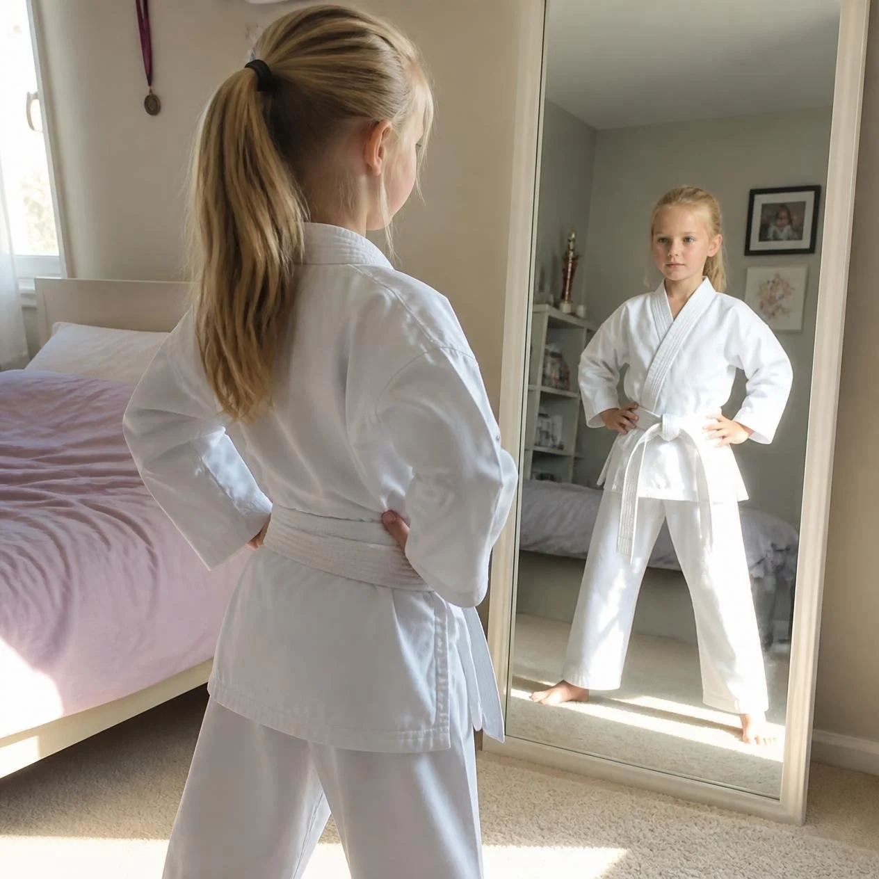 Confidence to stand tall.  ATA Martial Arts