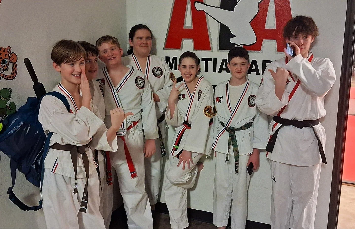 Who your child spends time with matters.

At Sulphur Springs ATA Martial Arts, students train alongside classmates who encourage one another, celebrate successes, and help each other improve.

Positive friendships create positive attitudes&mdash;and 