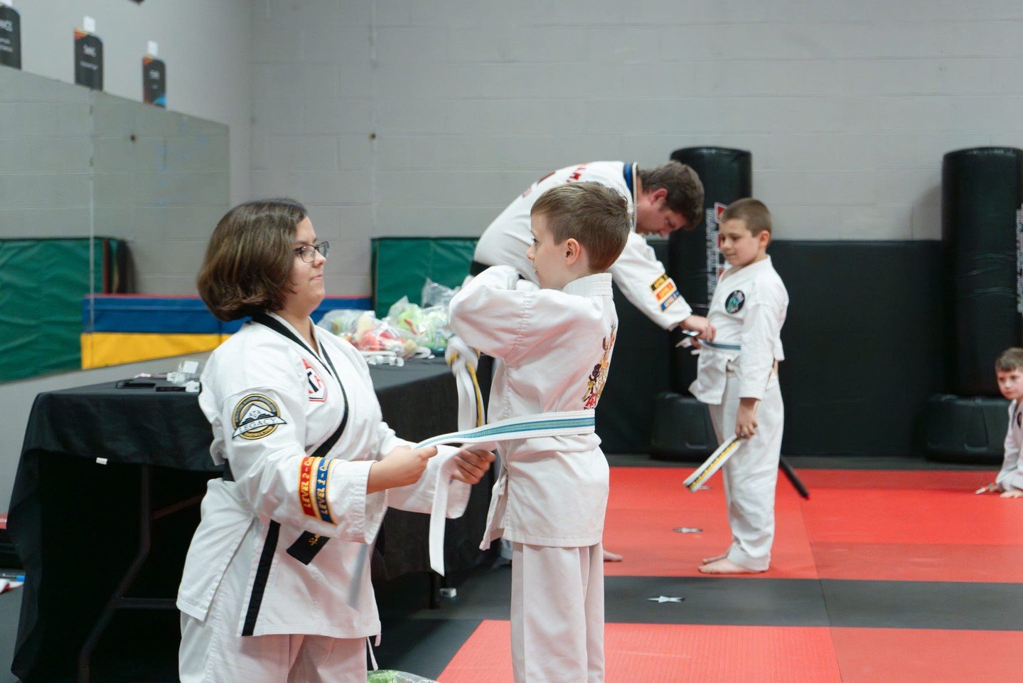 Leadership doesn't begin when someone becomes an adult.

It begins with everyday choices.

Helping others.
Showing respect.
Working hard.
Leading by example.

These are lessons students practice every day at Sulphur Springs ATA Martial Arts&mdash;and