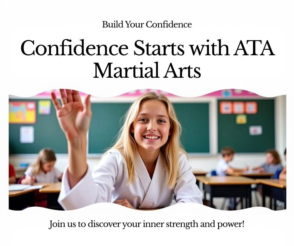 Confidence doesn't stop when the school bell rings.

It helps students make friends, participate in activities, speak in front of groups, and believe in themselves.

Martial arts develops confidence that lasts a lifetime.

Imagine what your child can