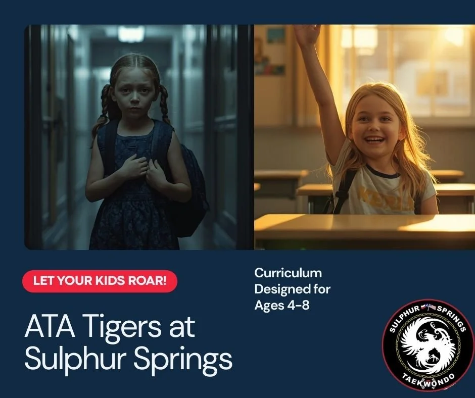 💪 "My child used to hide behind me... now they're the first to raise their hand!" - Proud ATA Parent
If your 4-8 year old struggles with confidence, ATA Tigers is the answer!
Our age-specific curriculum (separate classes for 4-5 and 6-8) b